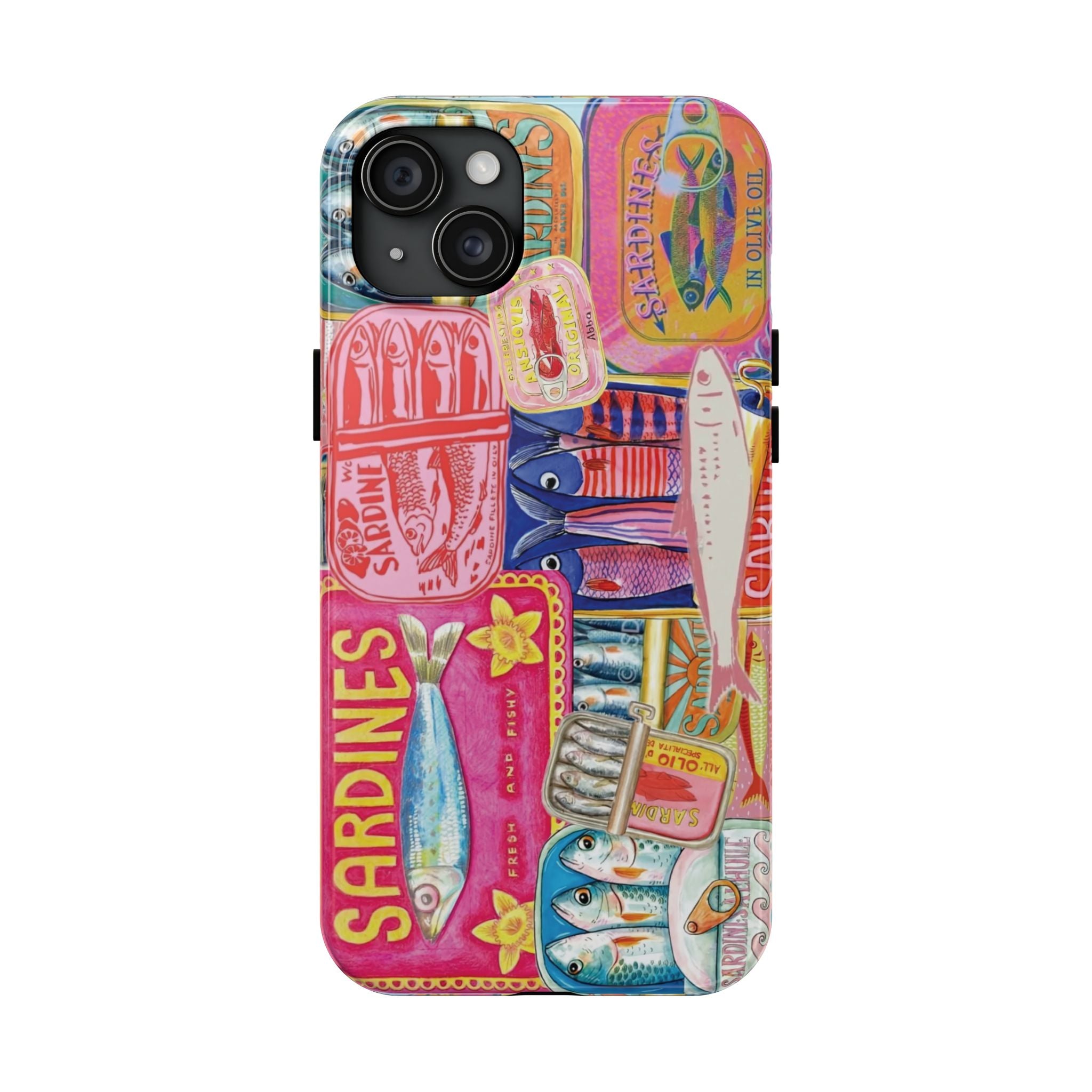 Sardines Collage iPhone Case