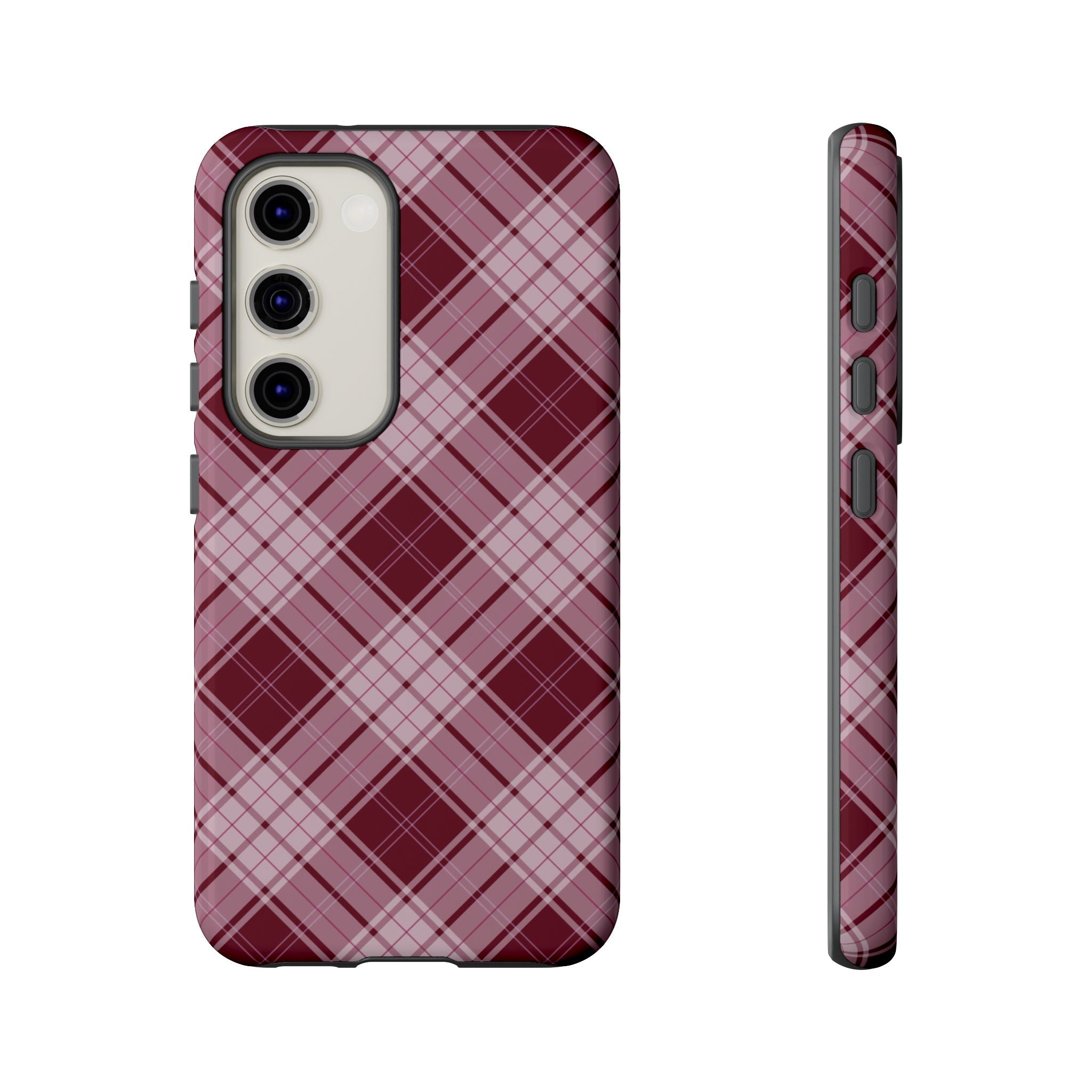 Berry Cute | Plaid Galaxy Case