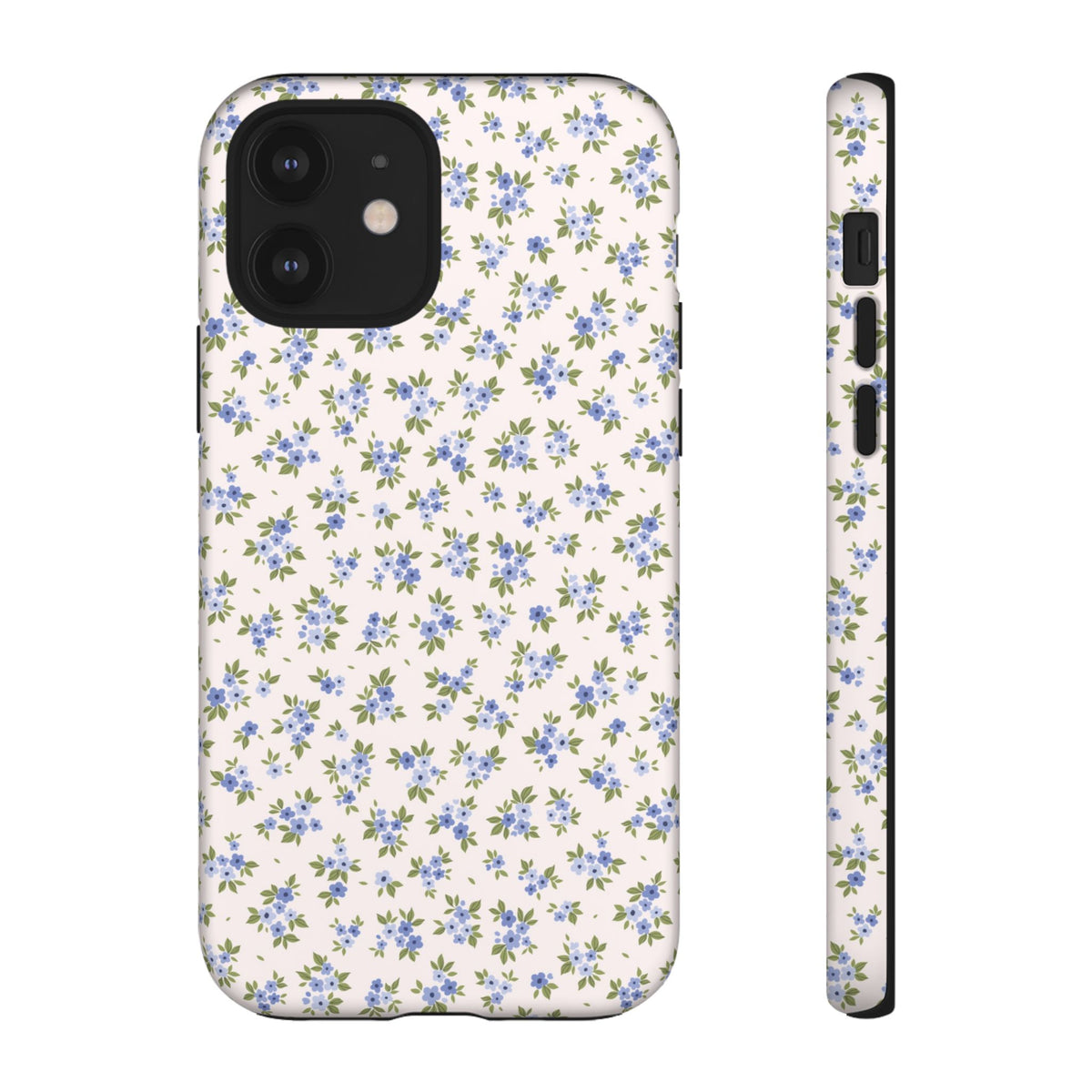 Love Notes | Blue Ditsy Floral iPhone Case