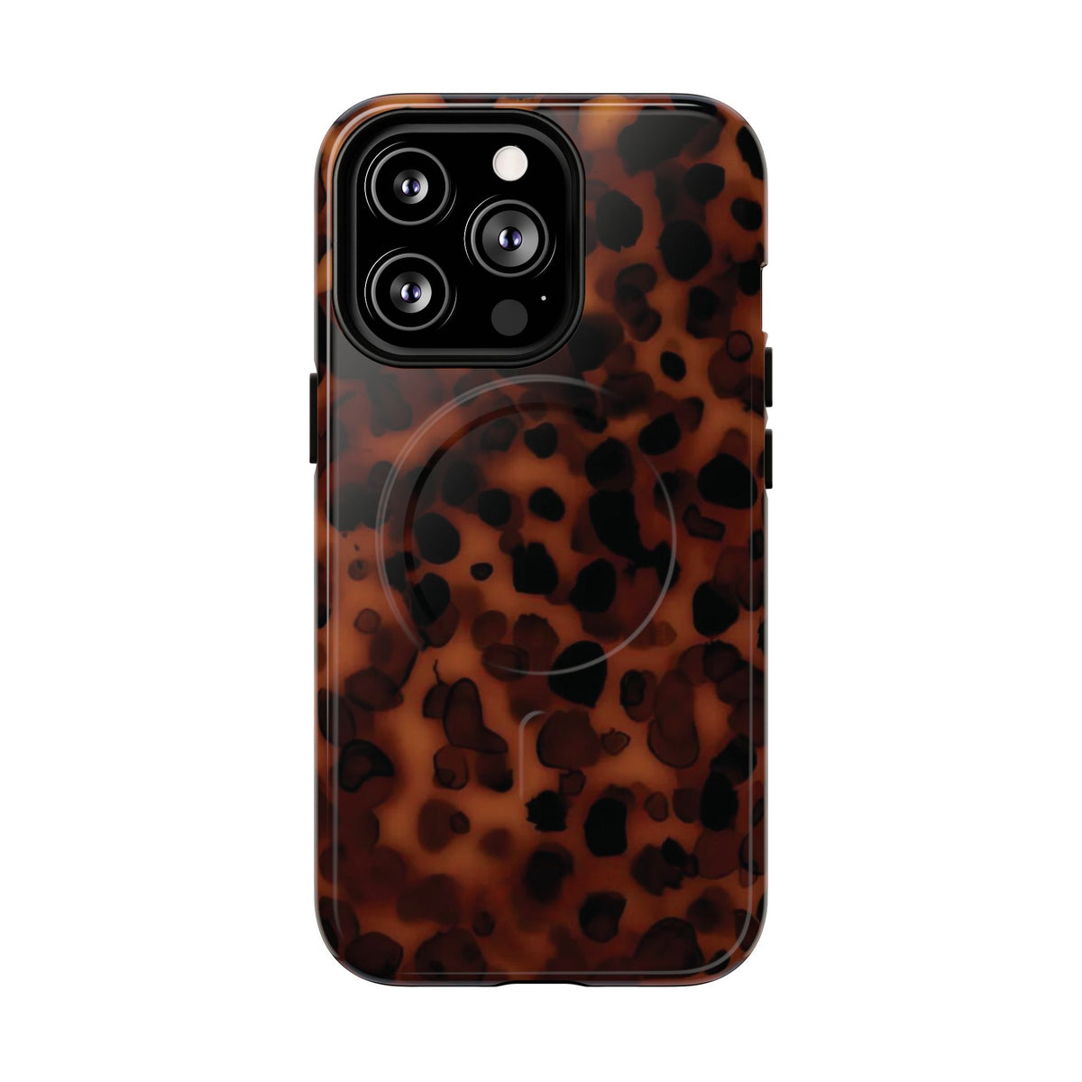 Shell Game | Dark Tortoiseshell Print MagSafe Case