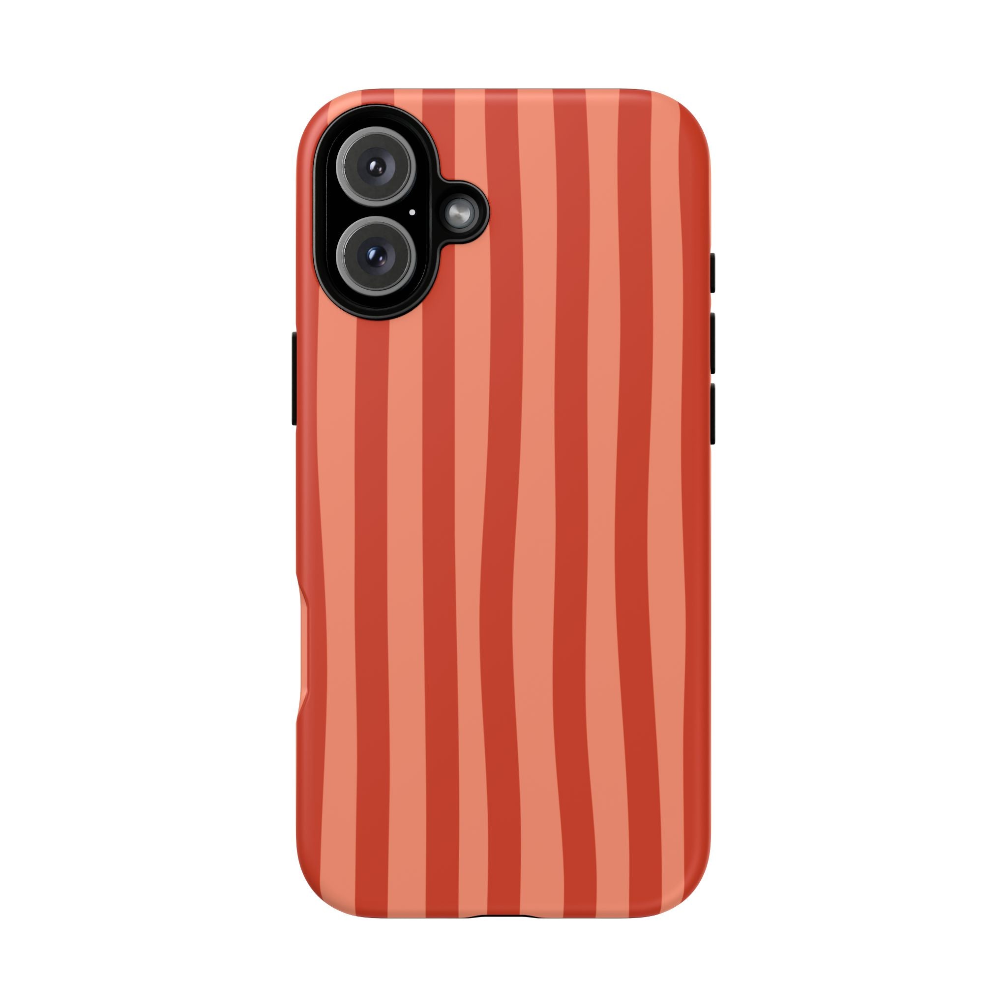 Orange Crush | Wavy Stripe iPhone Case