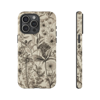 Vintage Wildflowers | Neutral Floral Case