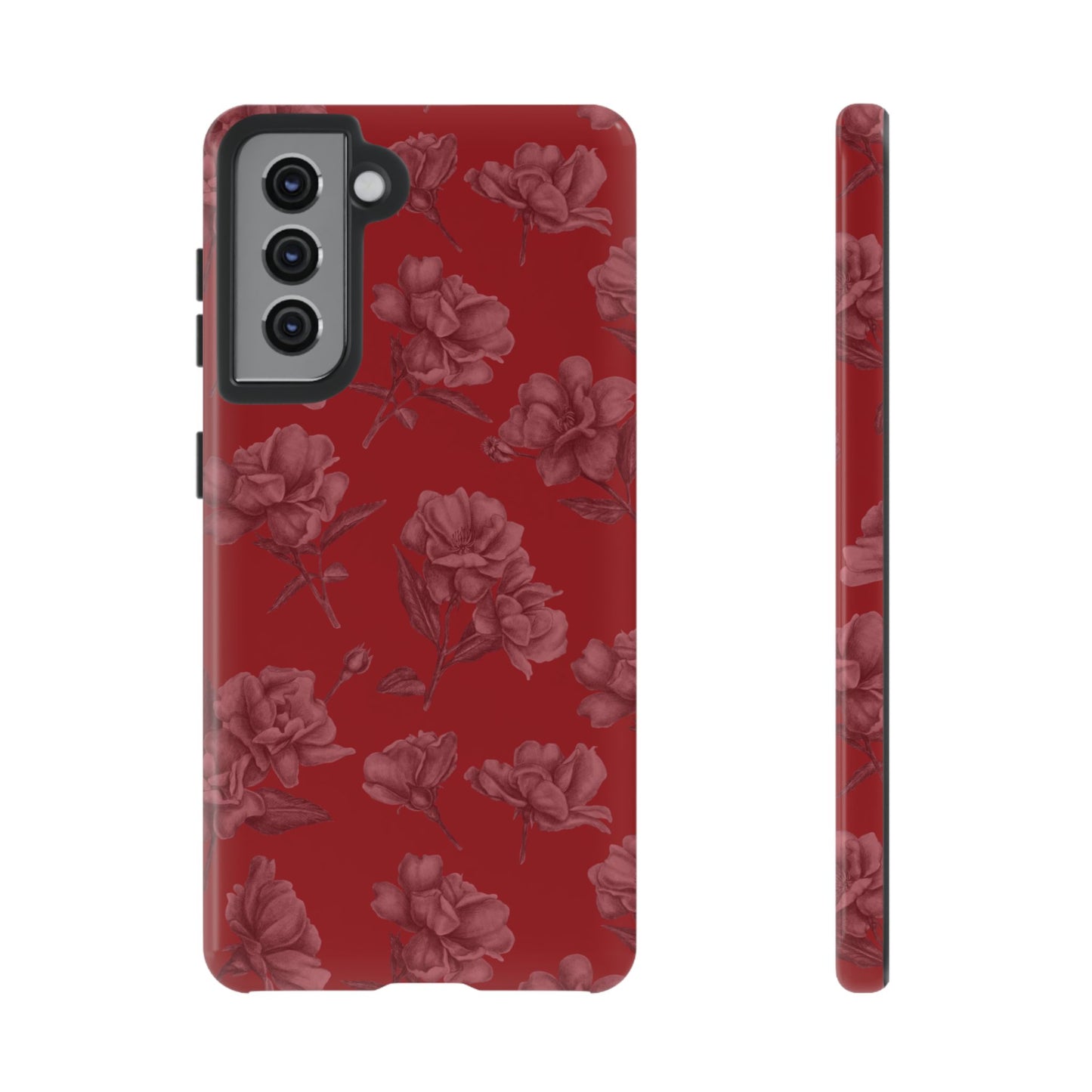 Roses Are Red | Red Floral Case