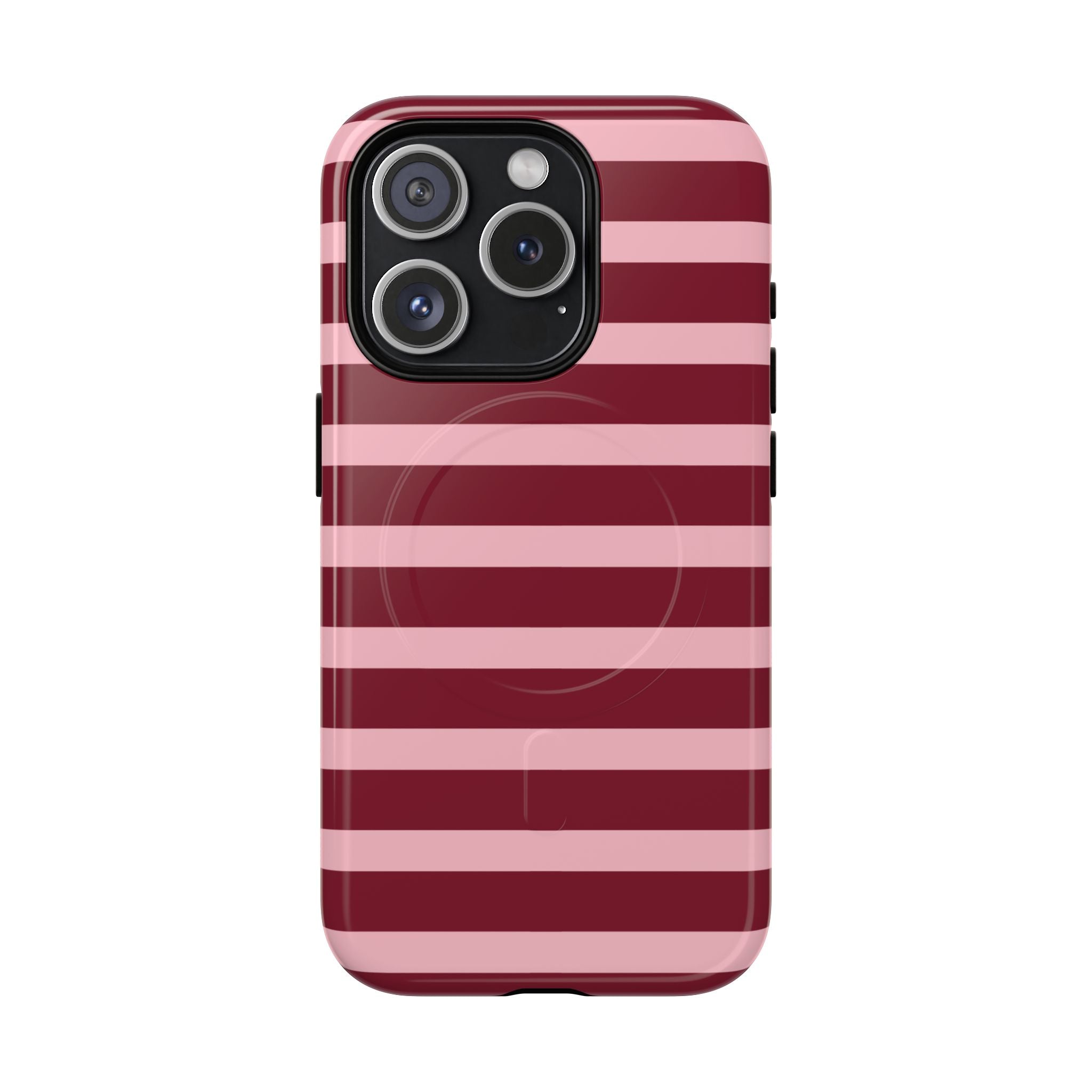 Very Berry Striped MagSafe Case