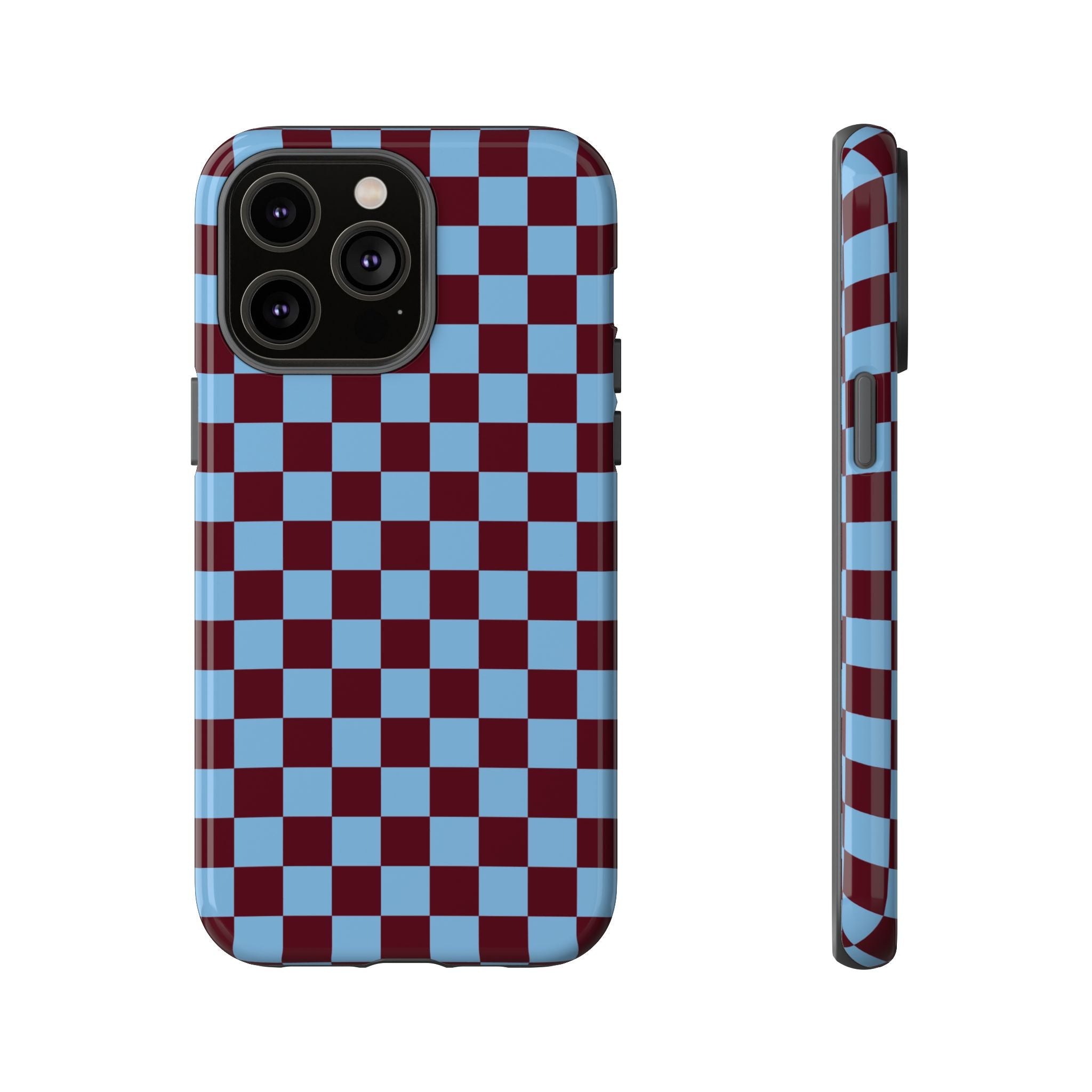 Étui iPhone à damier rétro | Check Out
