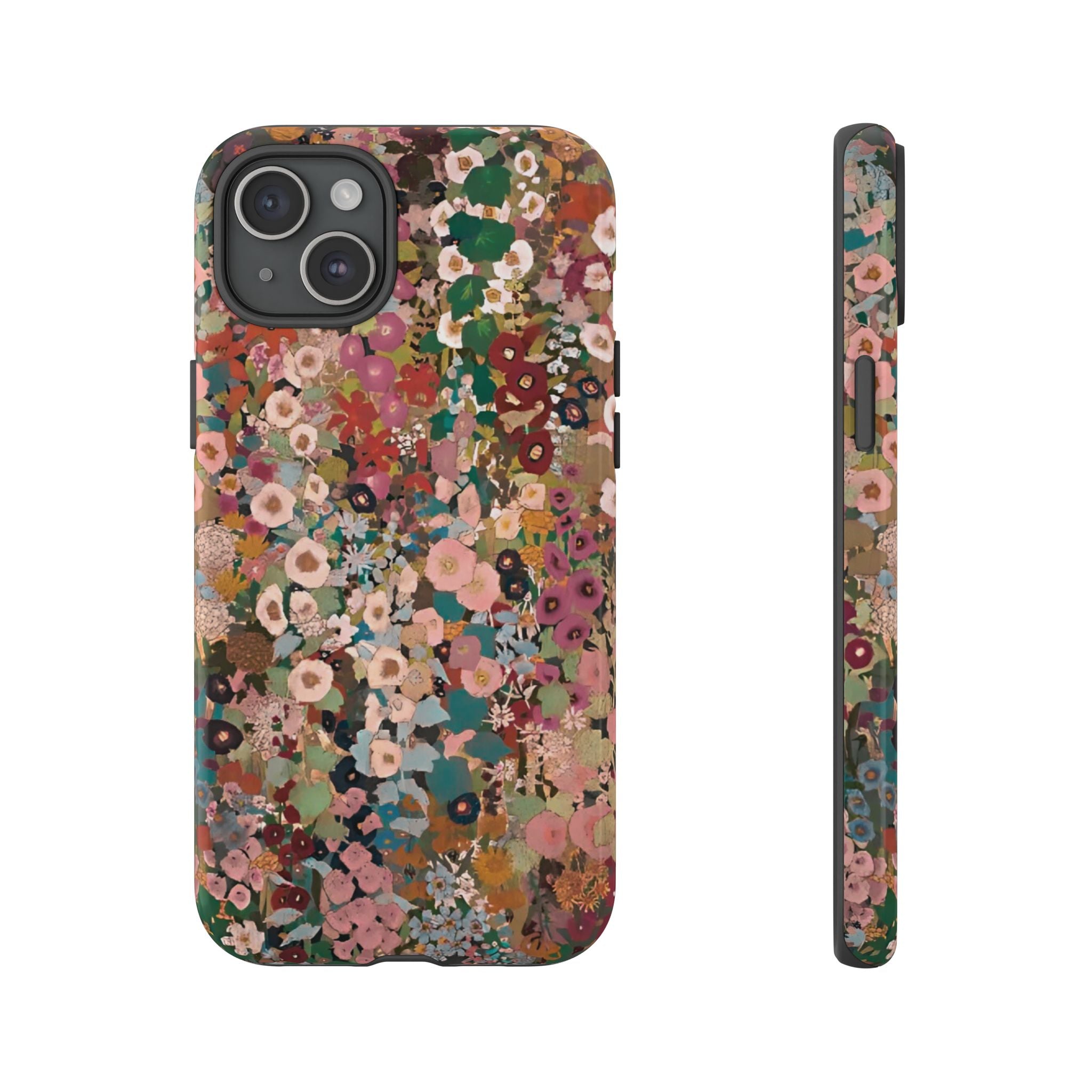Funda para iPhone con diseño de flores de alhelí