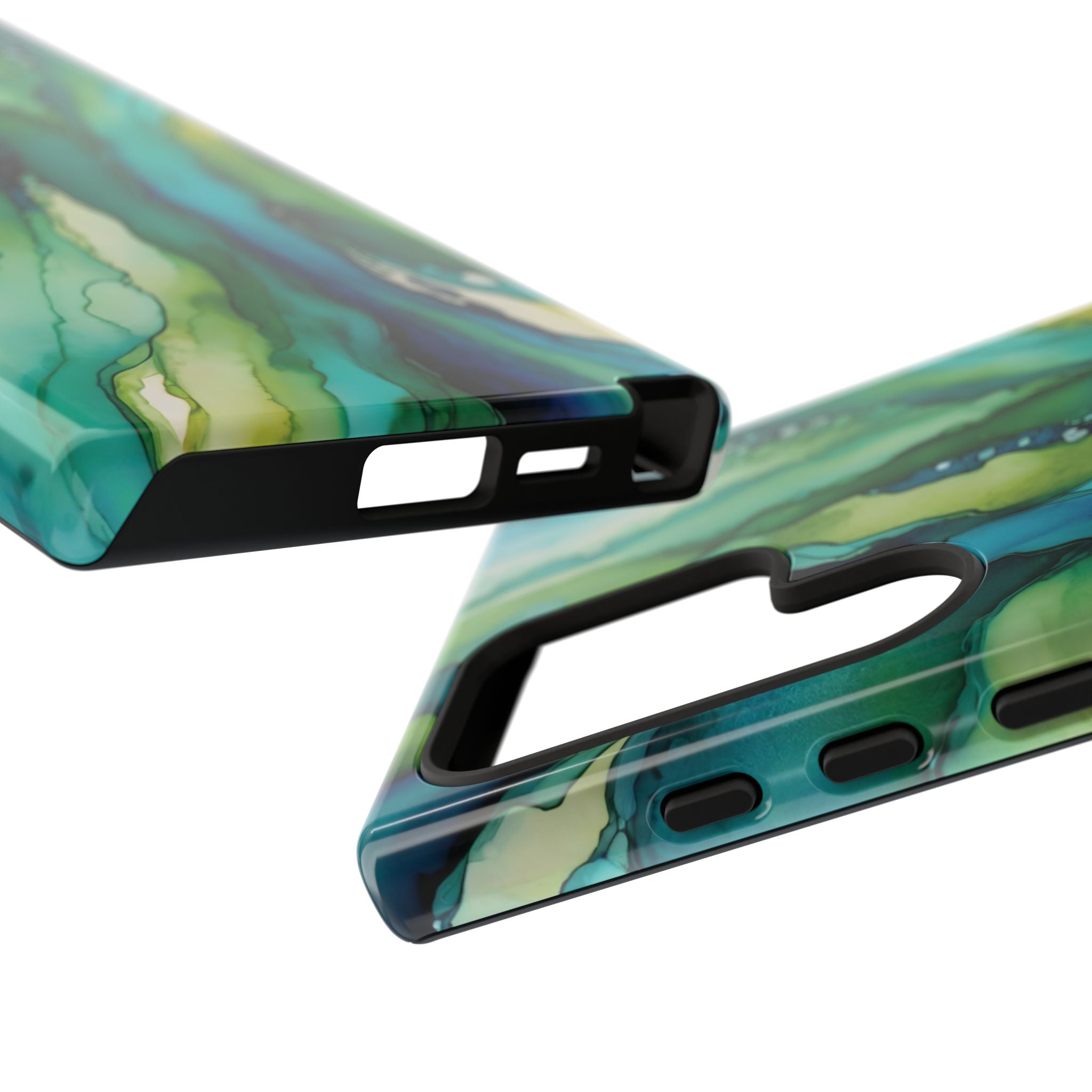 Emerald Current | Abstract Galaxy Case