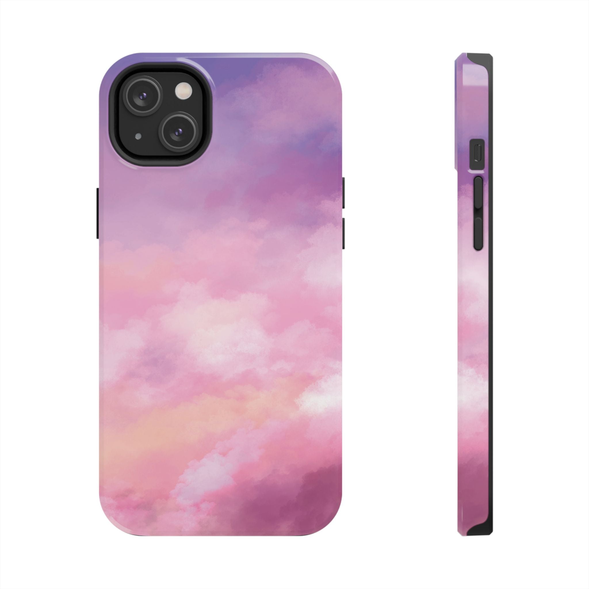 Stormy Purple Abstract iPhone Case