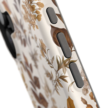 Autumn Botanical | Brown Floral MagSafe Case