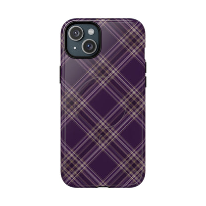 Plum Plaid | Pattern MagSafe Case