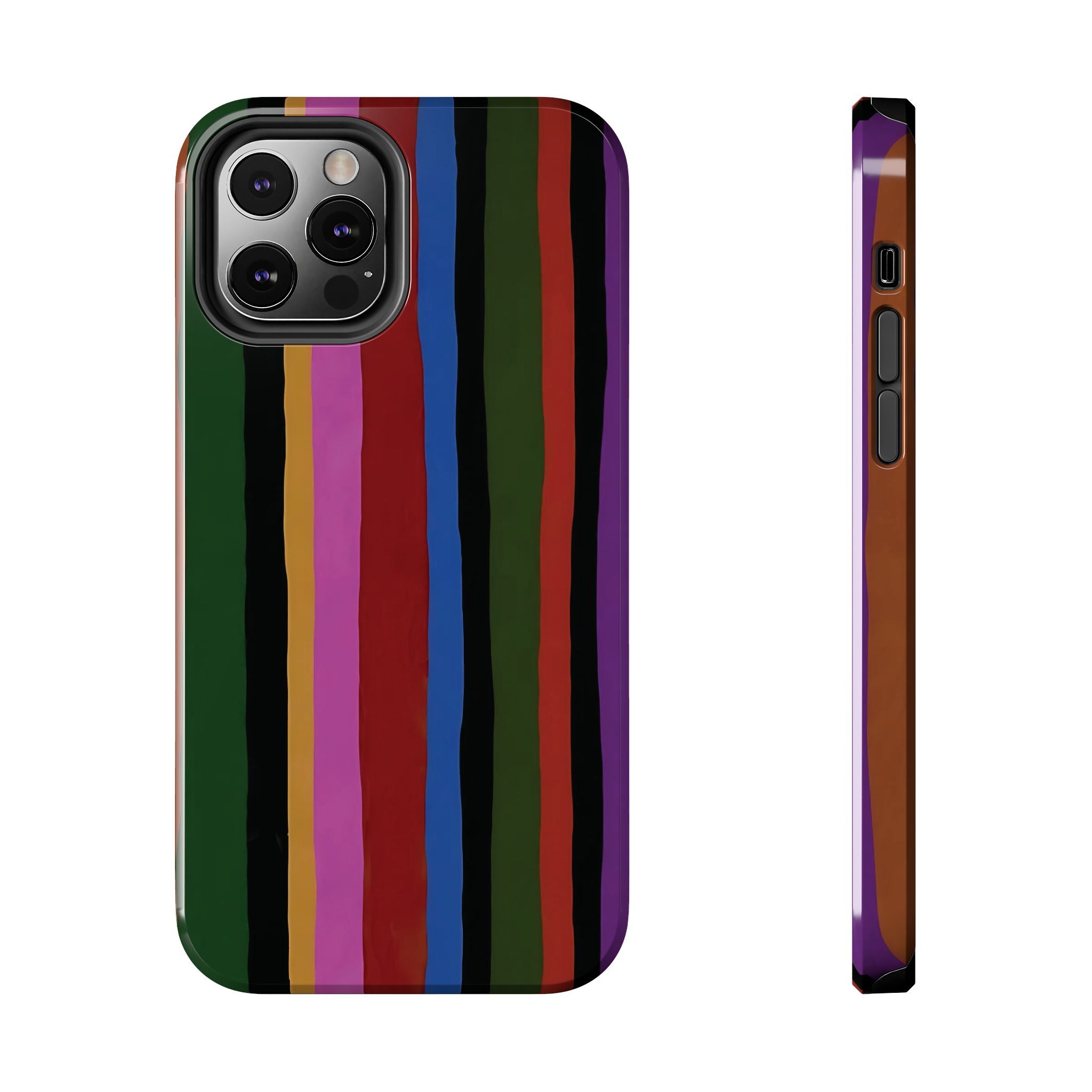 Painted Stripes iPhone Case