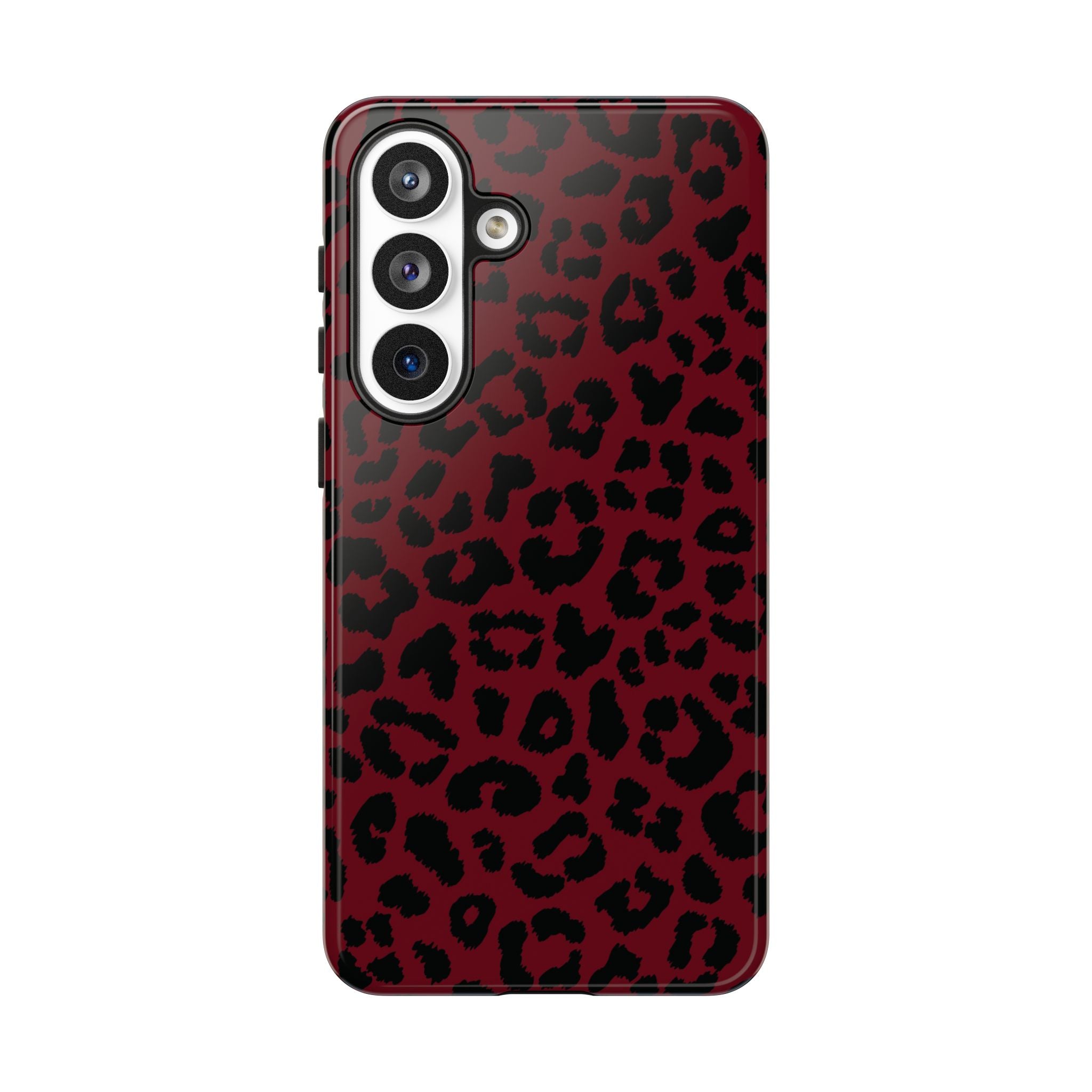After Dark | Red Leopard Galaxy Case
