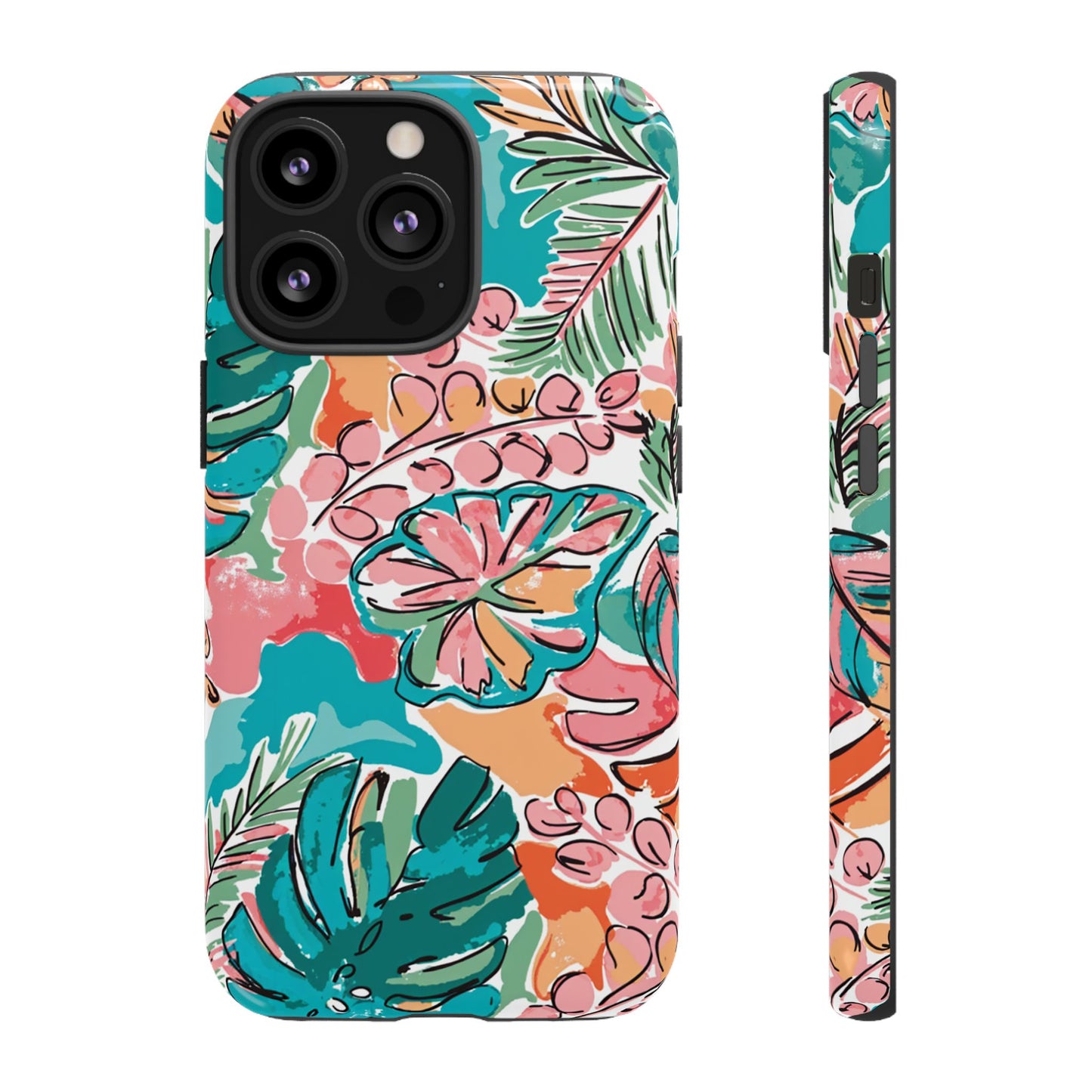 Tropical Botanical | Watercolor Botanical Case