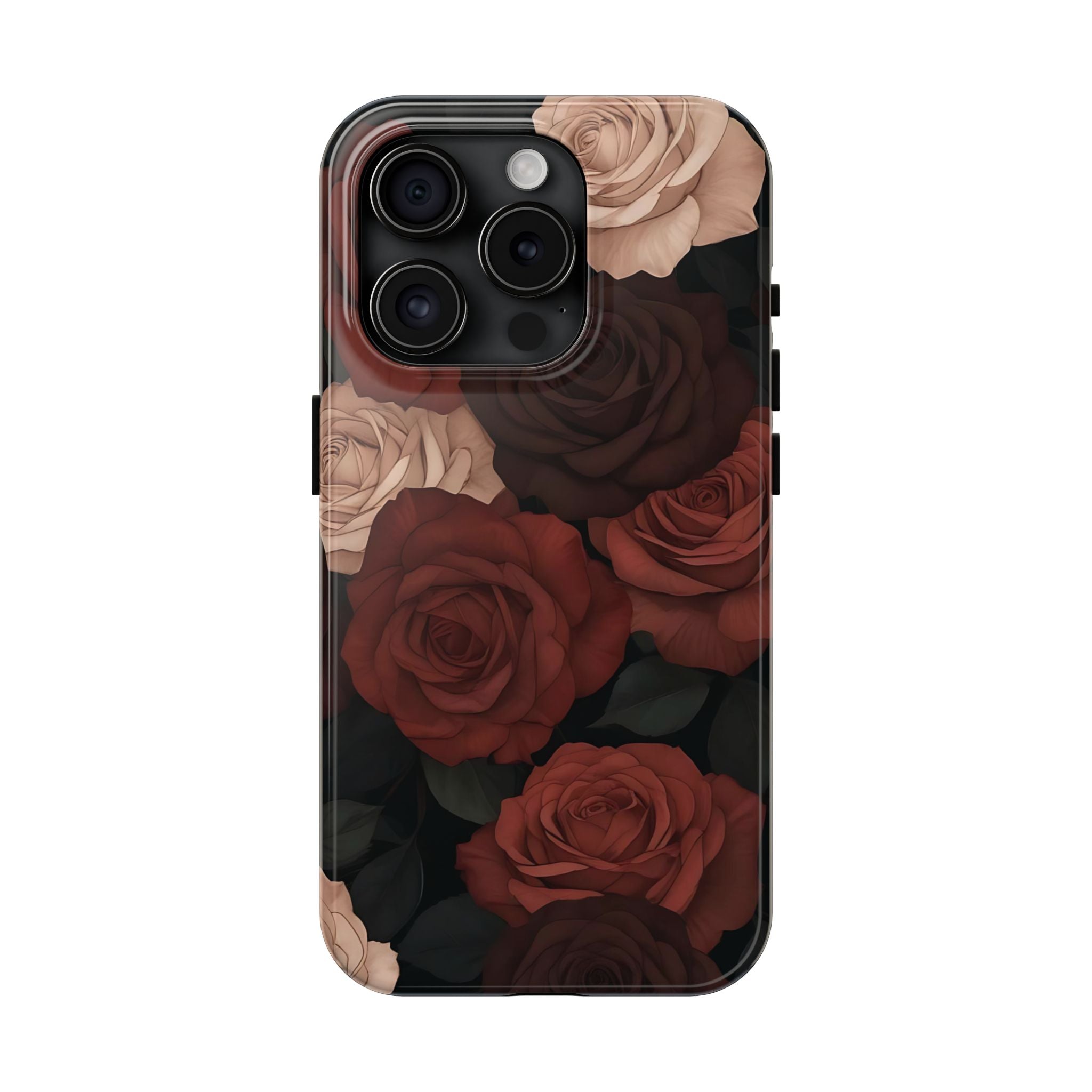 Chocolate Roses Floral iPhone Case