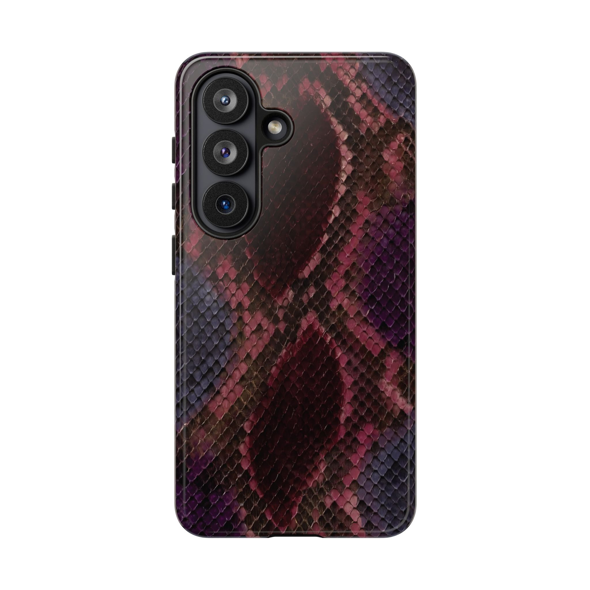 Plum Viper | Snake Print Galaxy Case