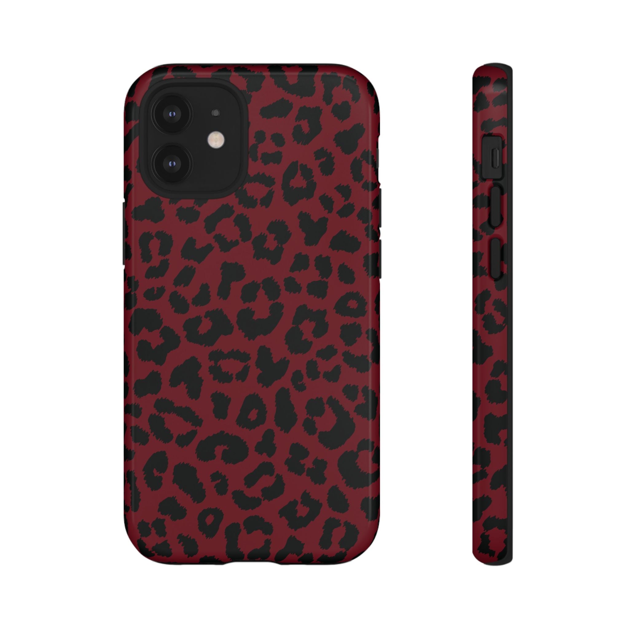 Gone Wild | Funda para iPhone con estampado de leopardo rojo