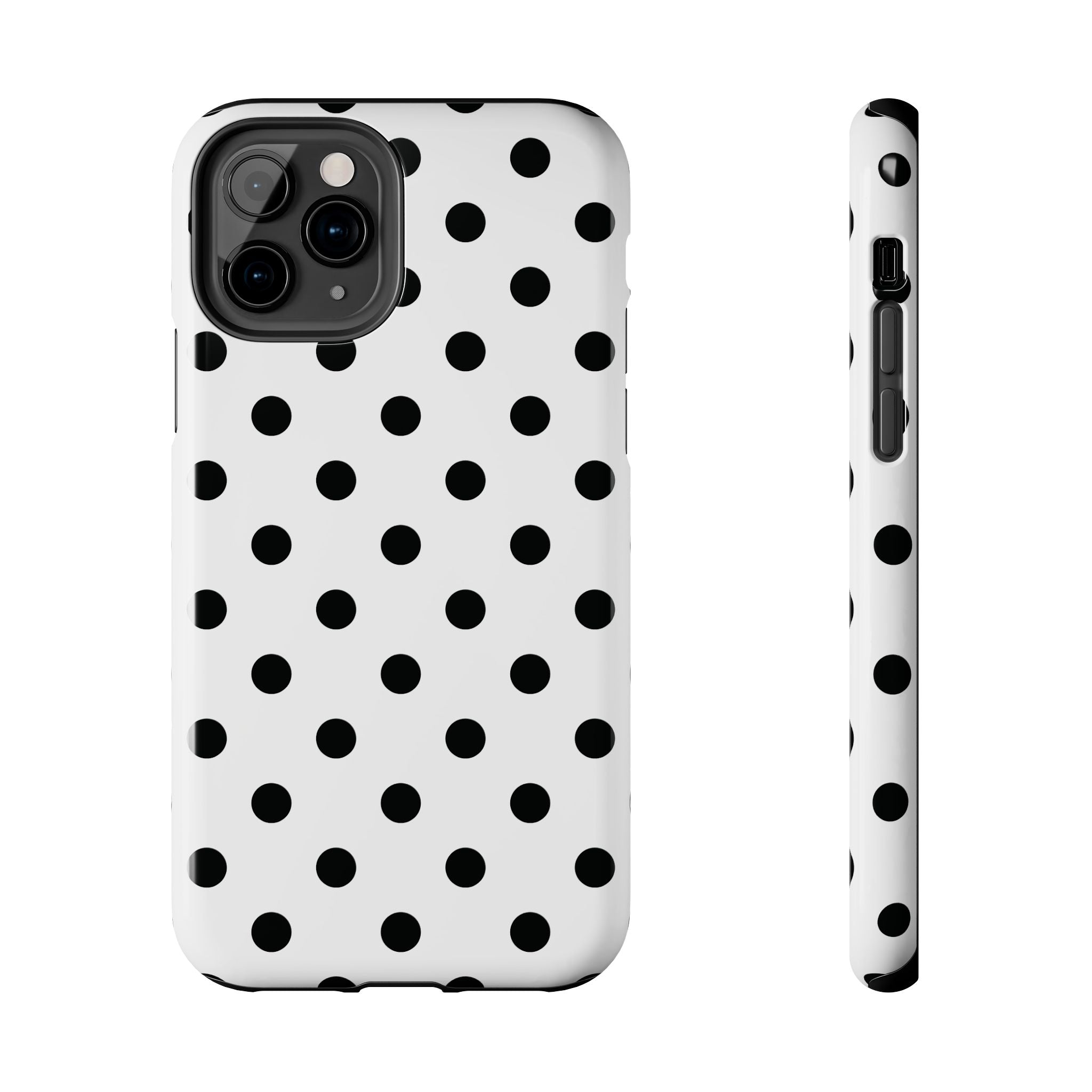 Polka Dots White iPhone Case