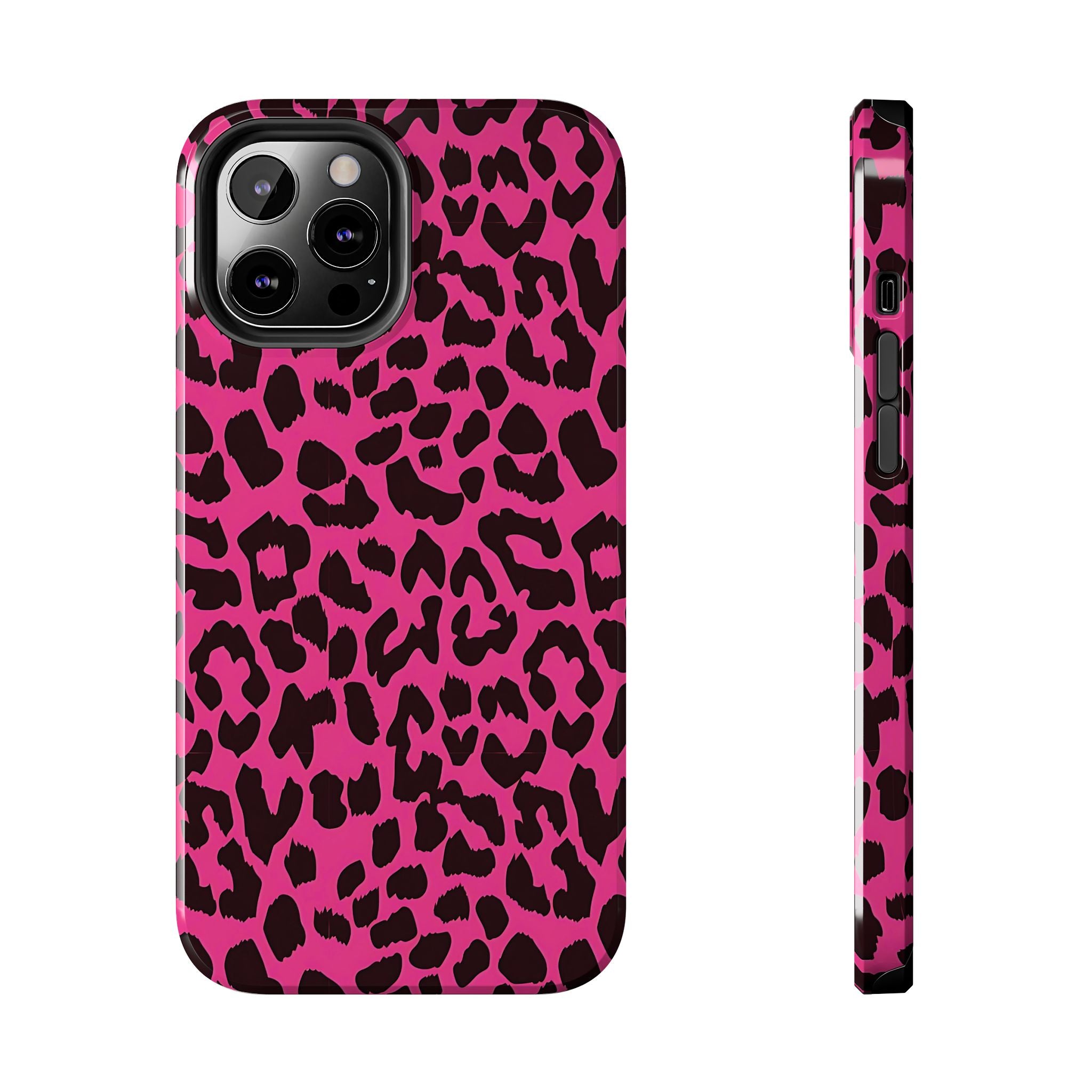 Funda para iPhone con estampado de leopardo rosa | Pasarela