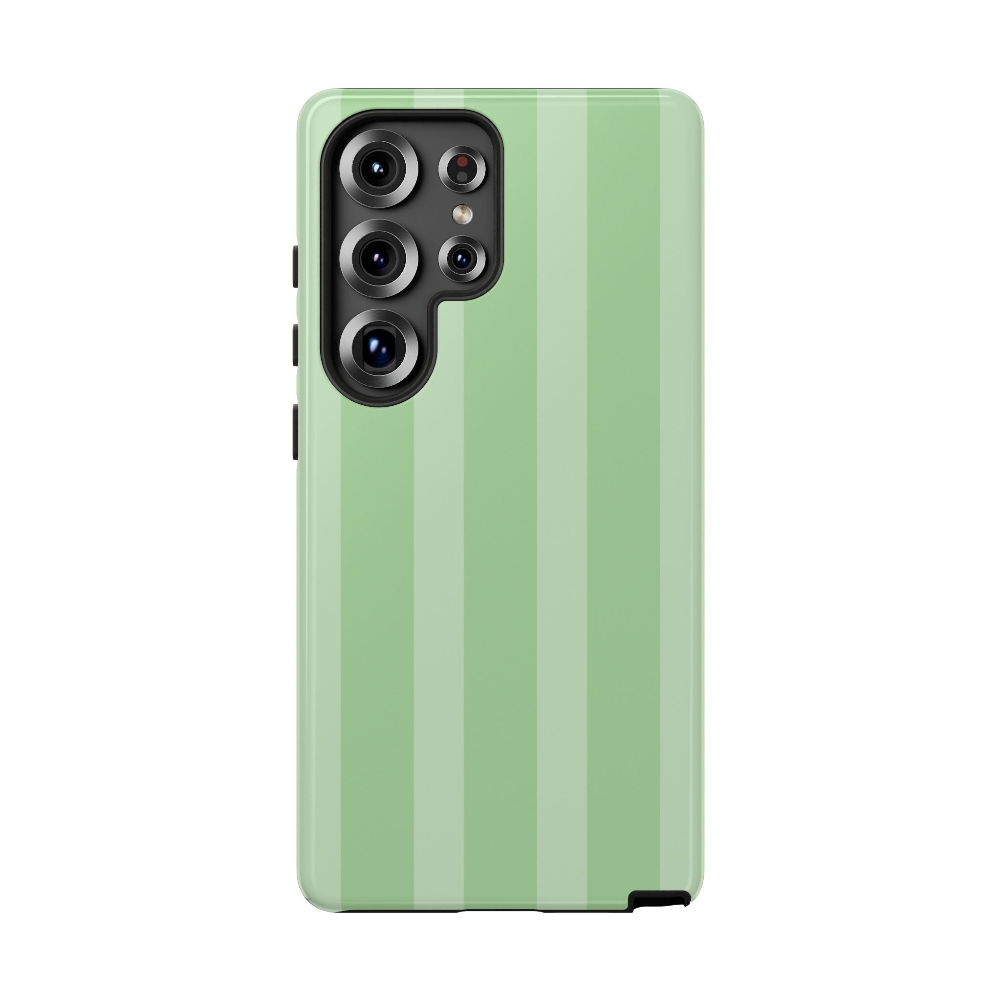 Pistachio Striped Galaxy Case