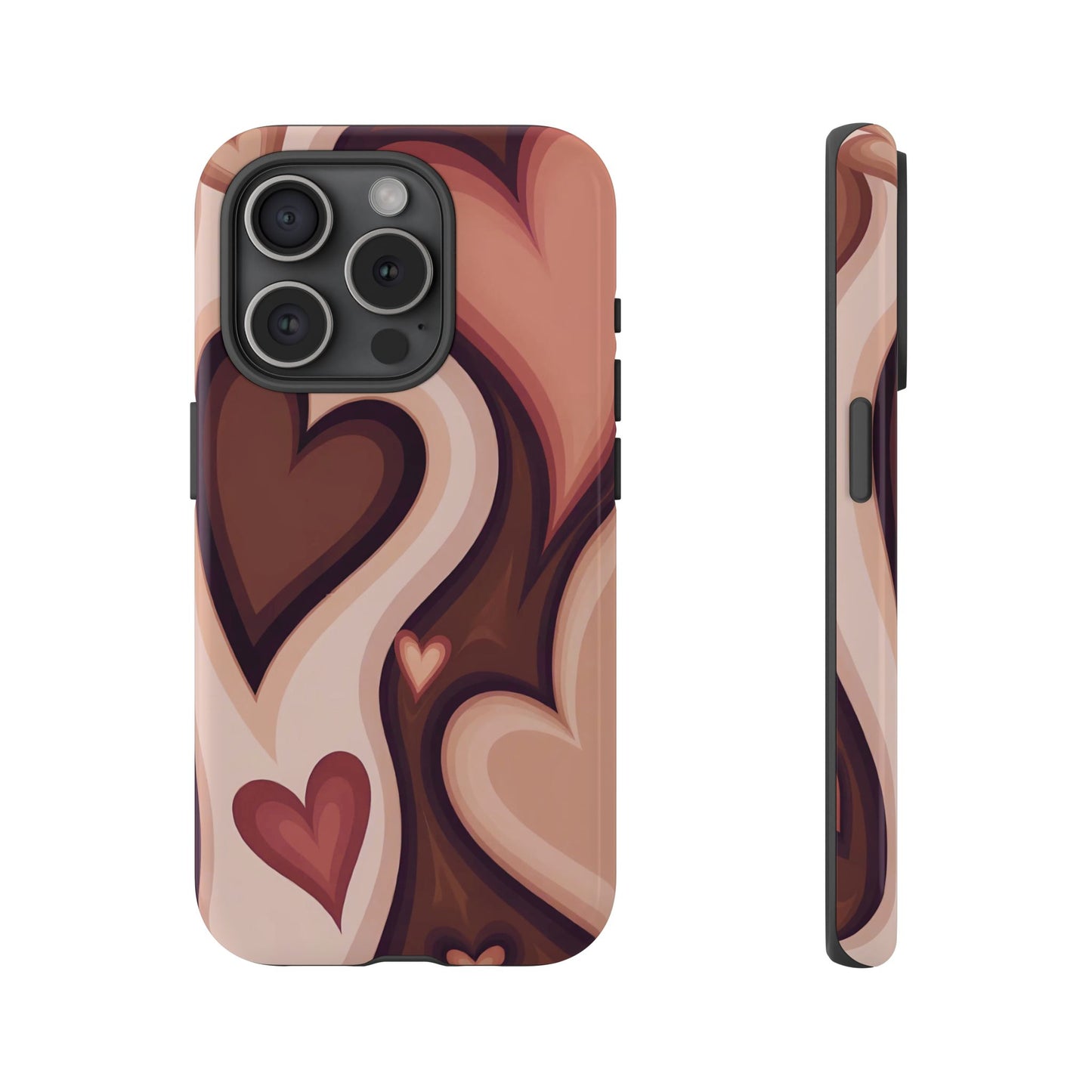 Groove Is in the Heart | Retro Hearts iPhone Case