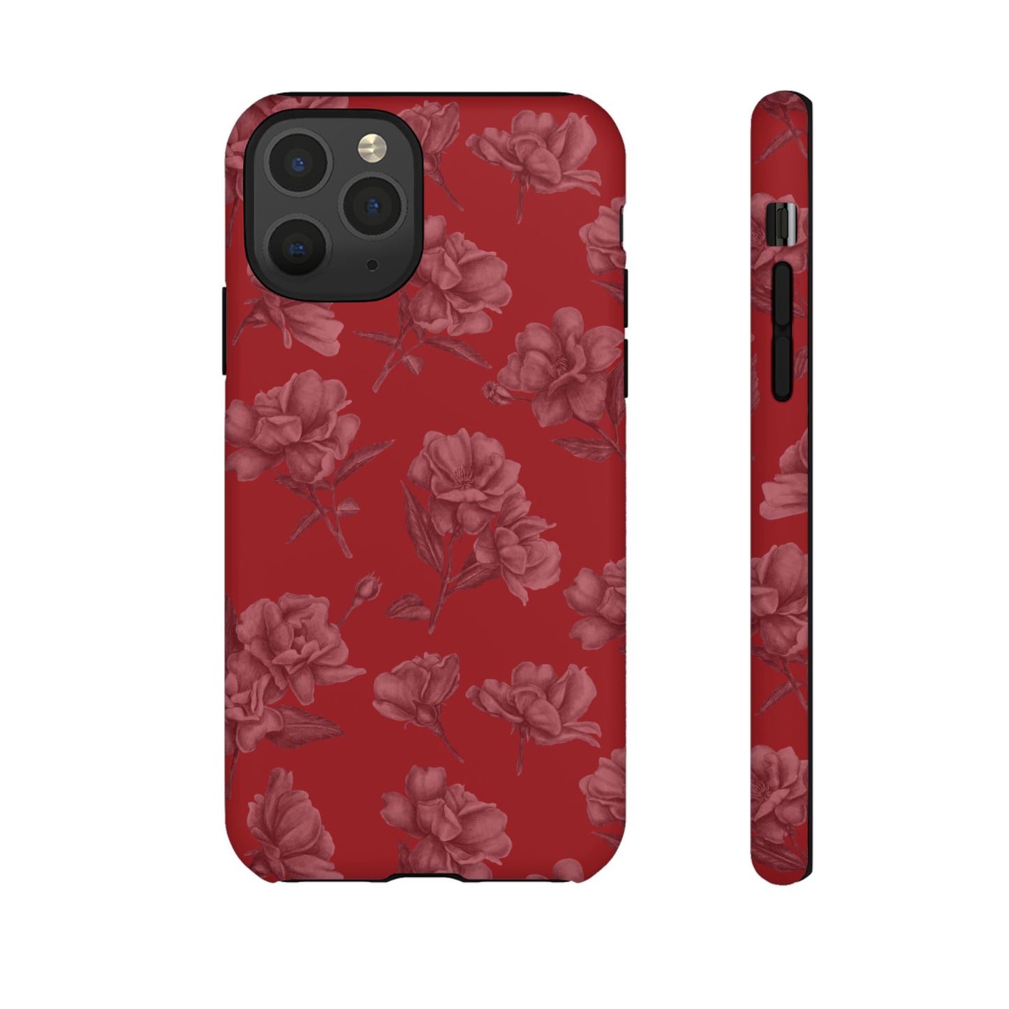 Roses Are Red | Red Floral Case