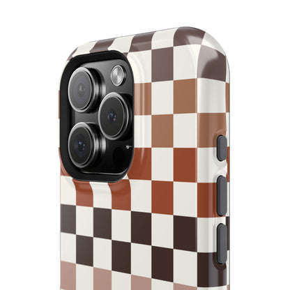 Neutral Check | Checkerboard iPhone Case