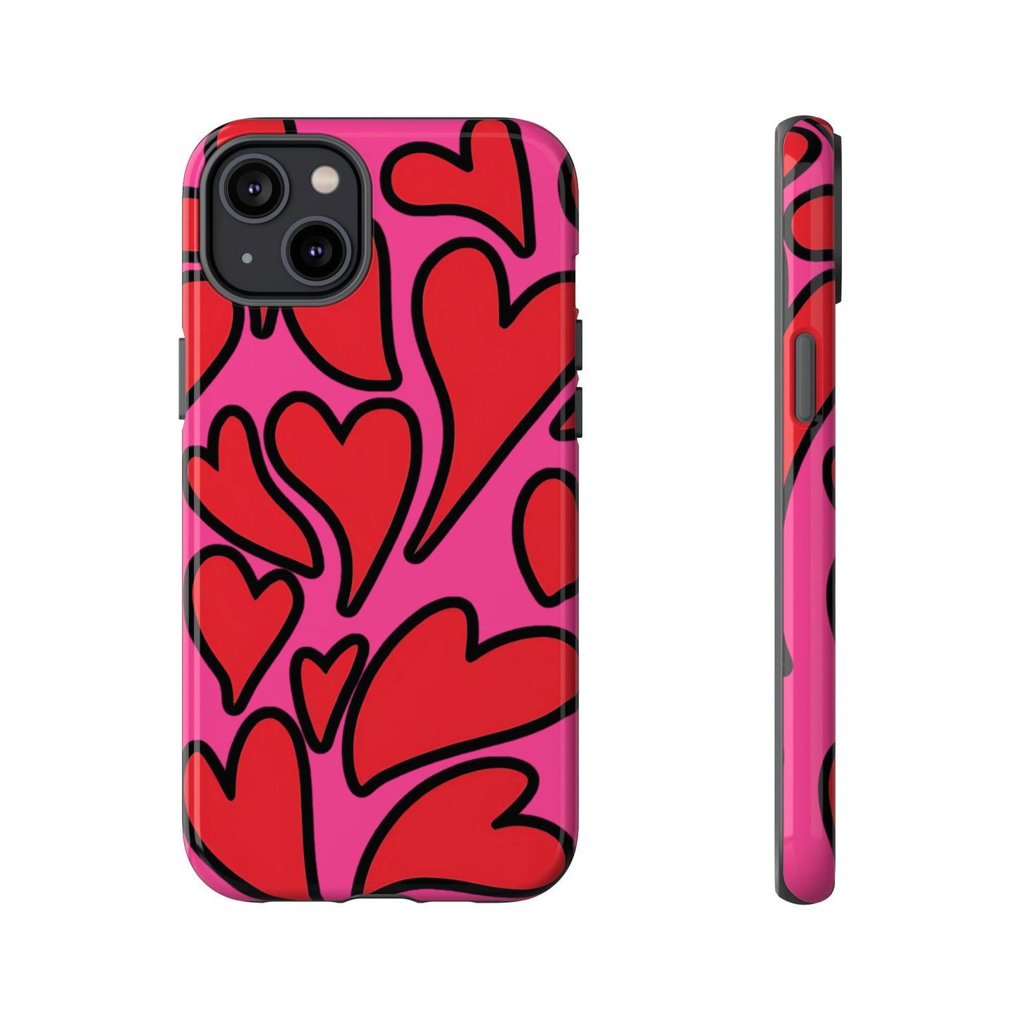 Summer Love | Retro Hearts iPhone Case