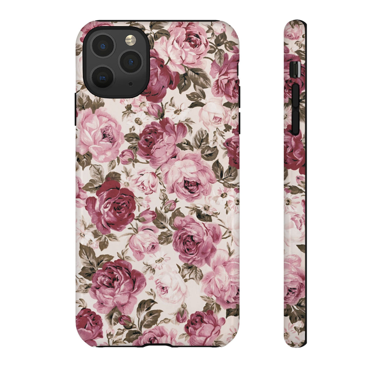 Love Story | Vintage Pink Rose Floral iPhone Case