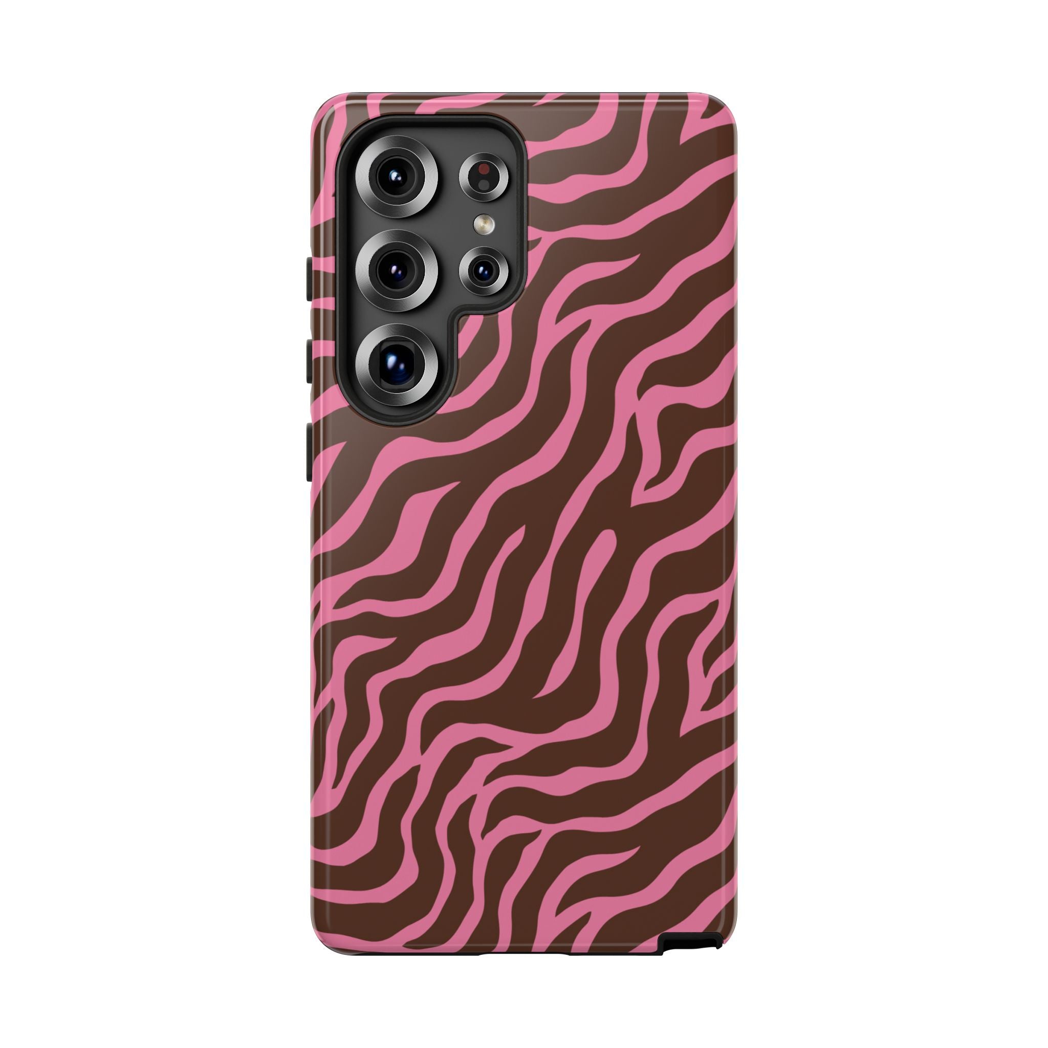 Pink Instinct | Zebra Print Galaxy Case