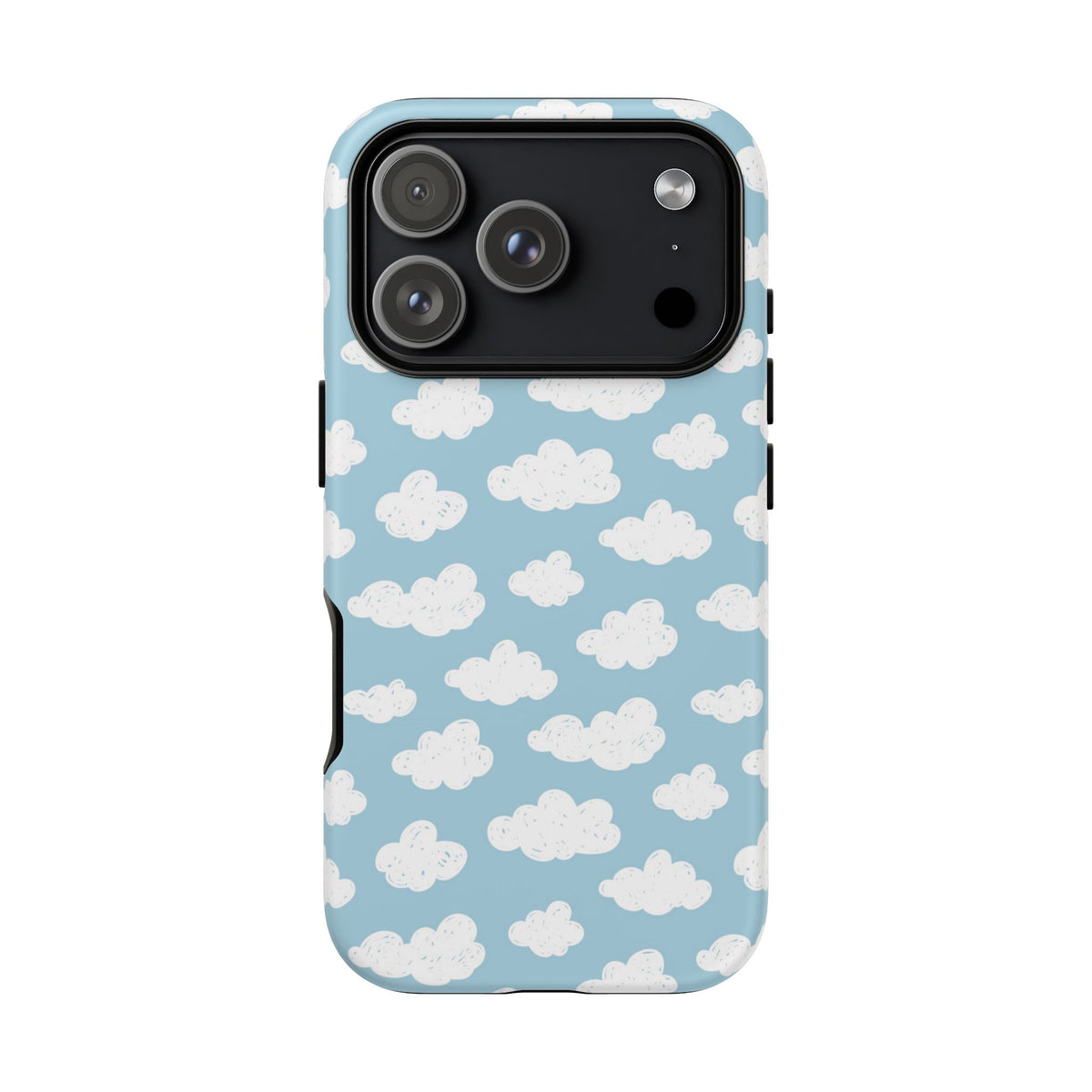 Cloud Nine | Blue Cloud Print iPhone Case