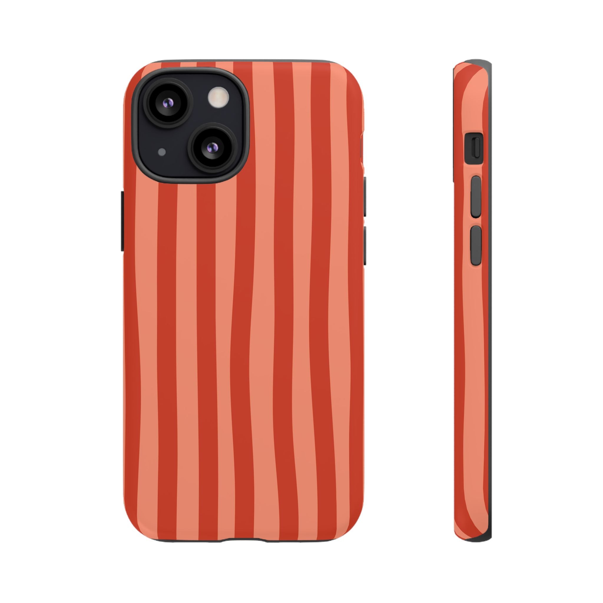 Orange Crush | Wavy Stripe iPhone Case