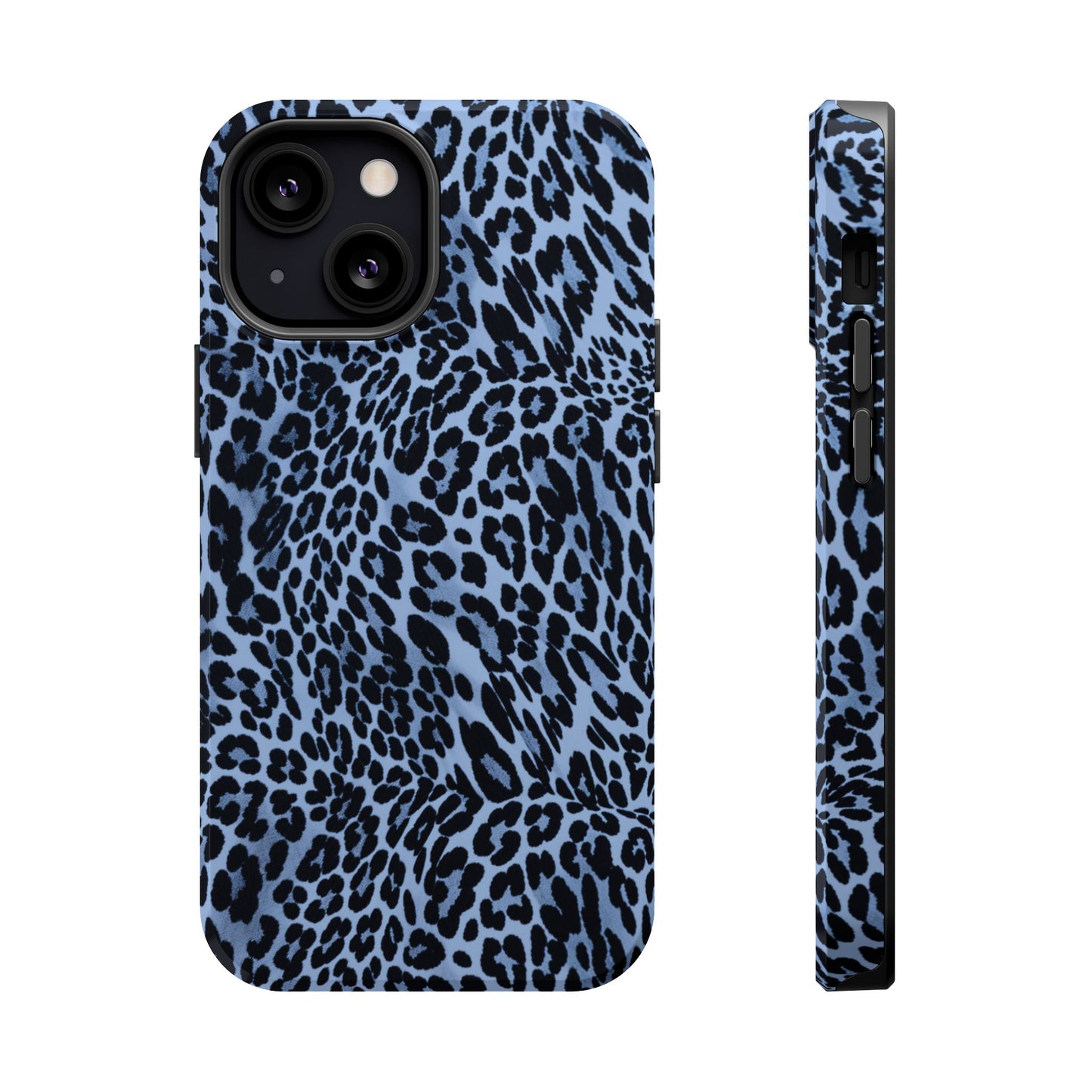 Into the Blue | Blue Leopard Print iPhone Case