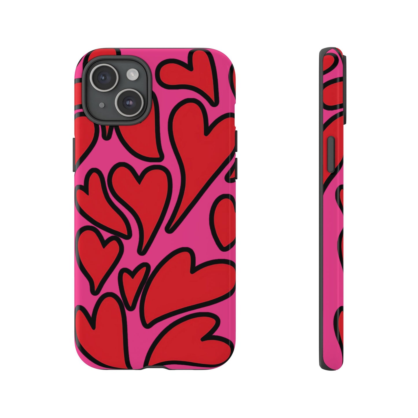 Summer Love | Retro Hearts iPhone Case