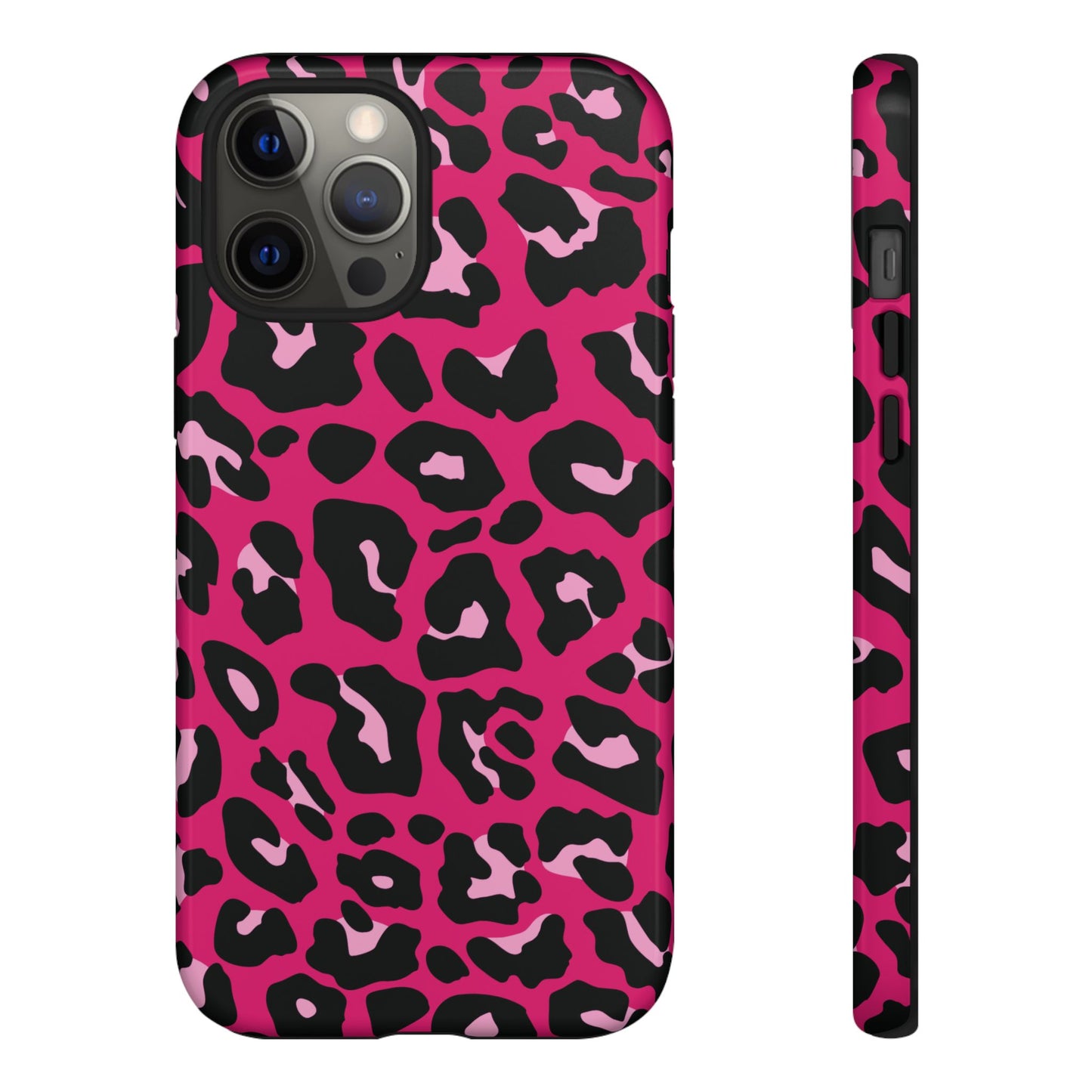 Fierce | Pink Leopard Print iPhone Case