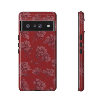 Roses Are Red | Red Floral Case