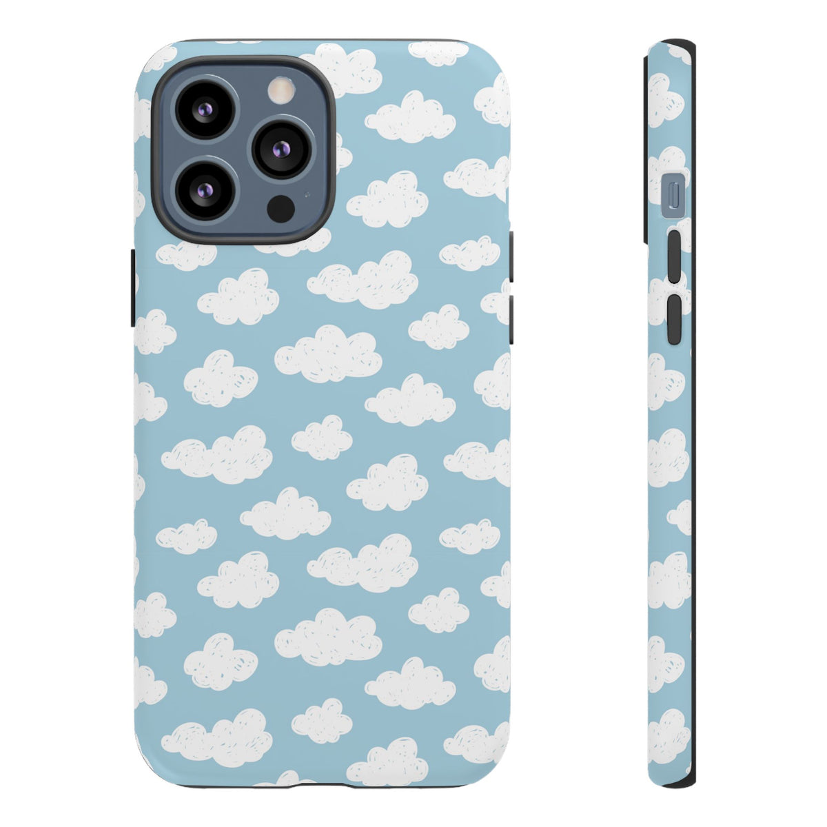 Cloud Nine | Blue Cloud Print iPhone Case