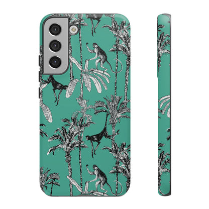 Monkey Business | Retro Tropical Palms Case