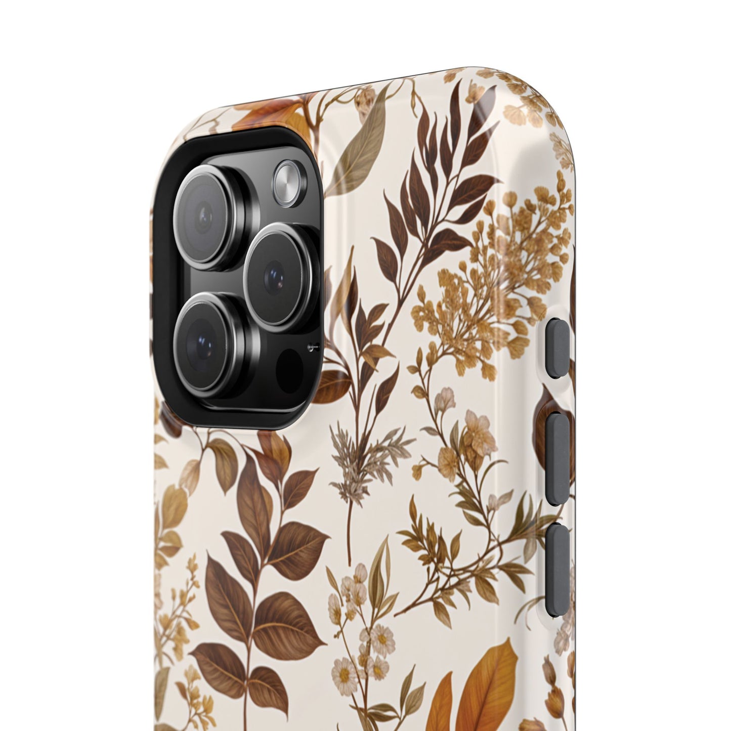 Autumn Botanical | Brown Floral MagSafe Case