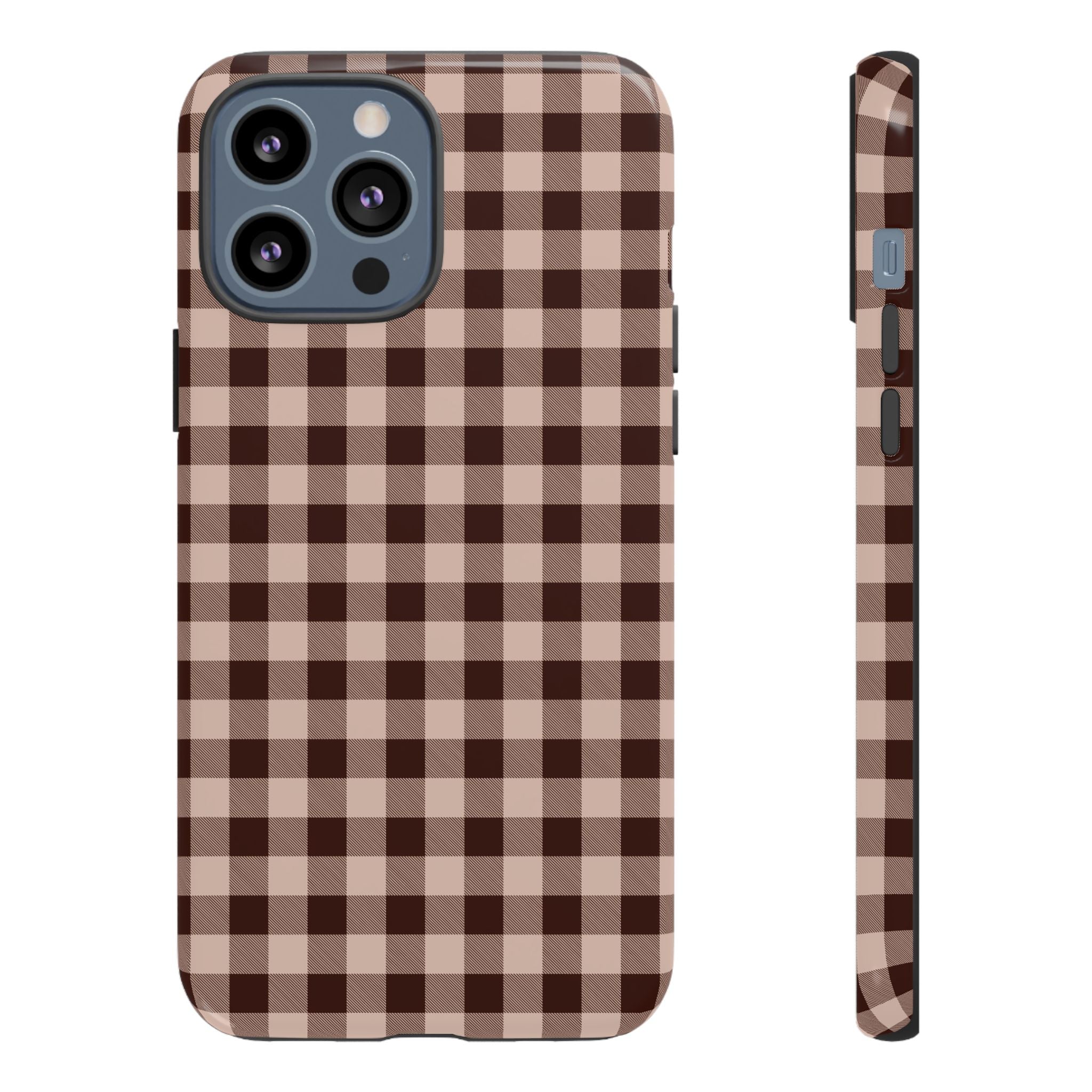 Latte Check Phone Case