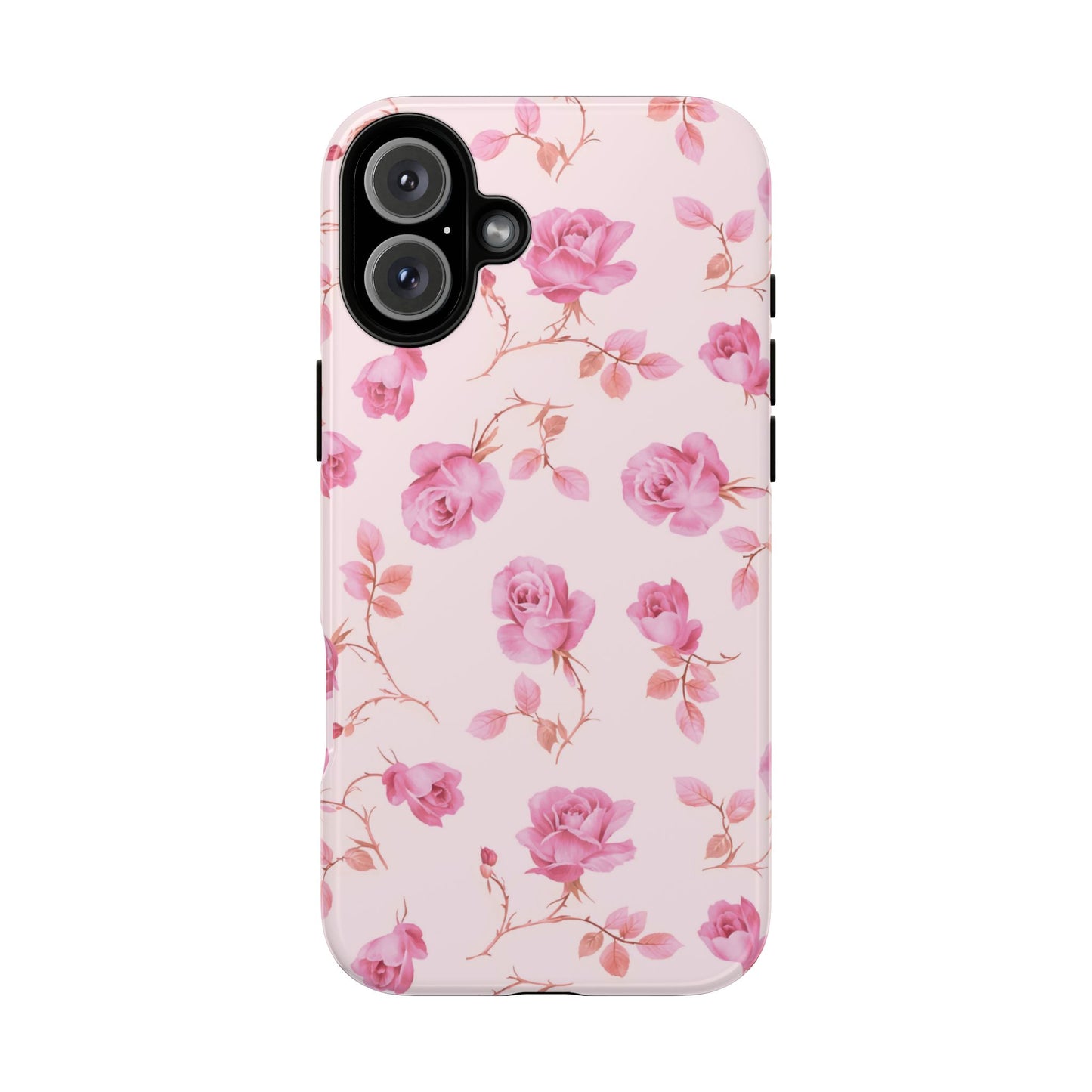 Coque iPhone à motif floral rose | Coquette