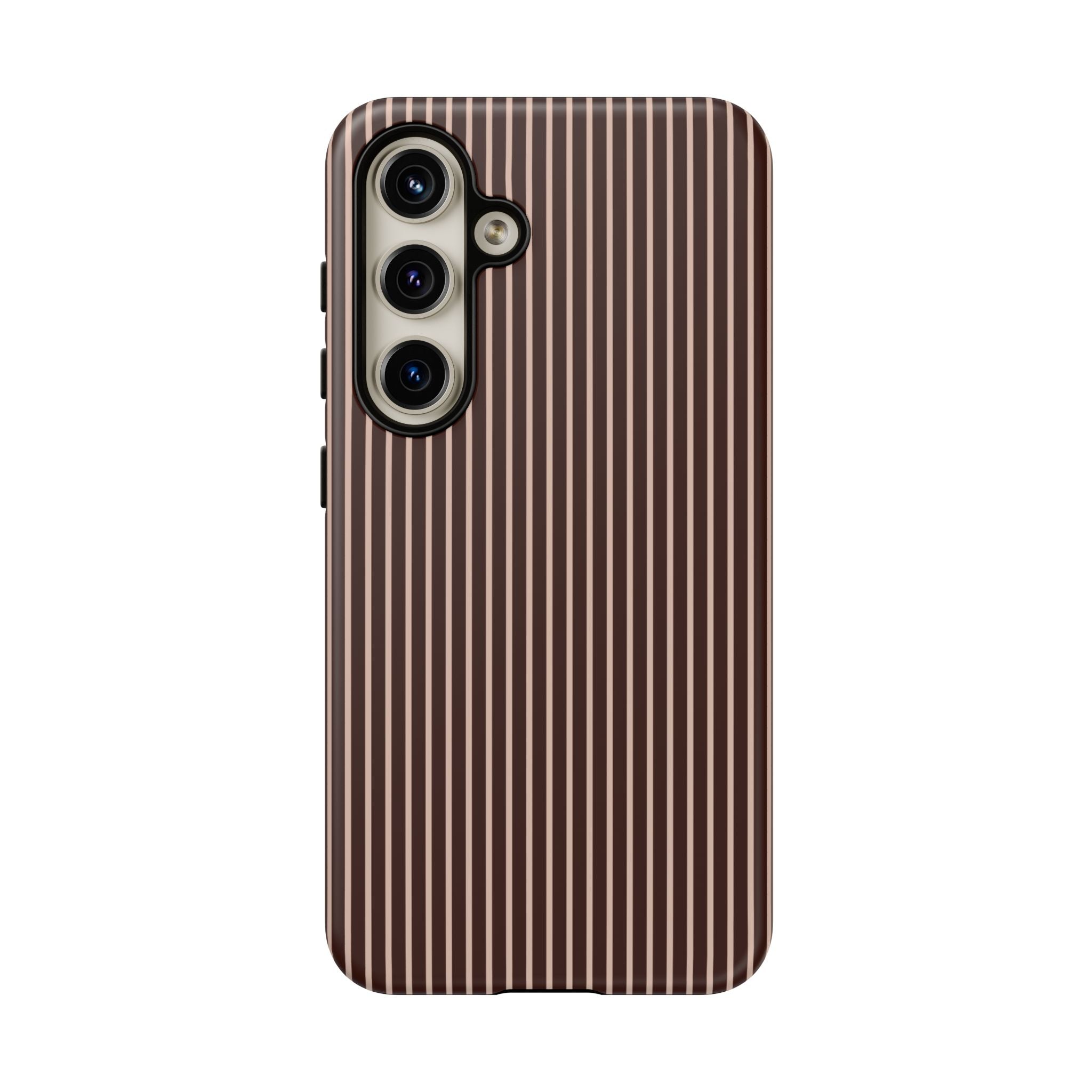 Cocoa Stripe Phone Case