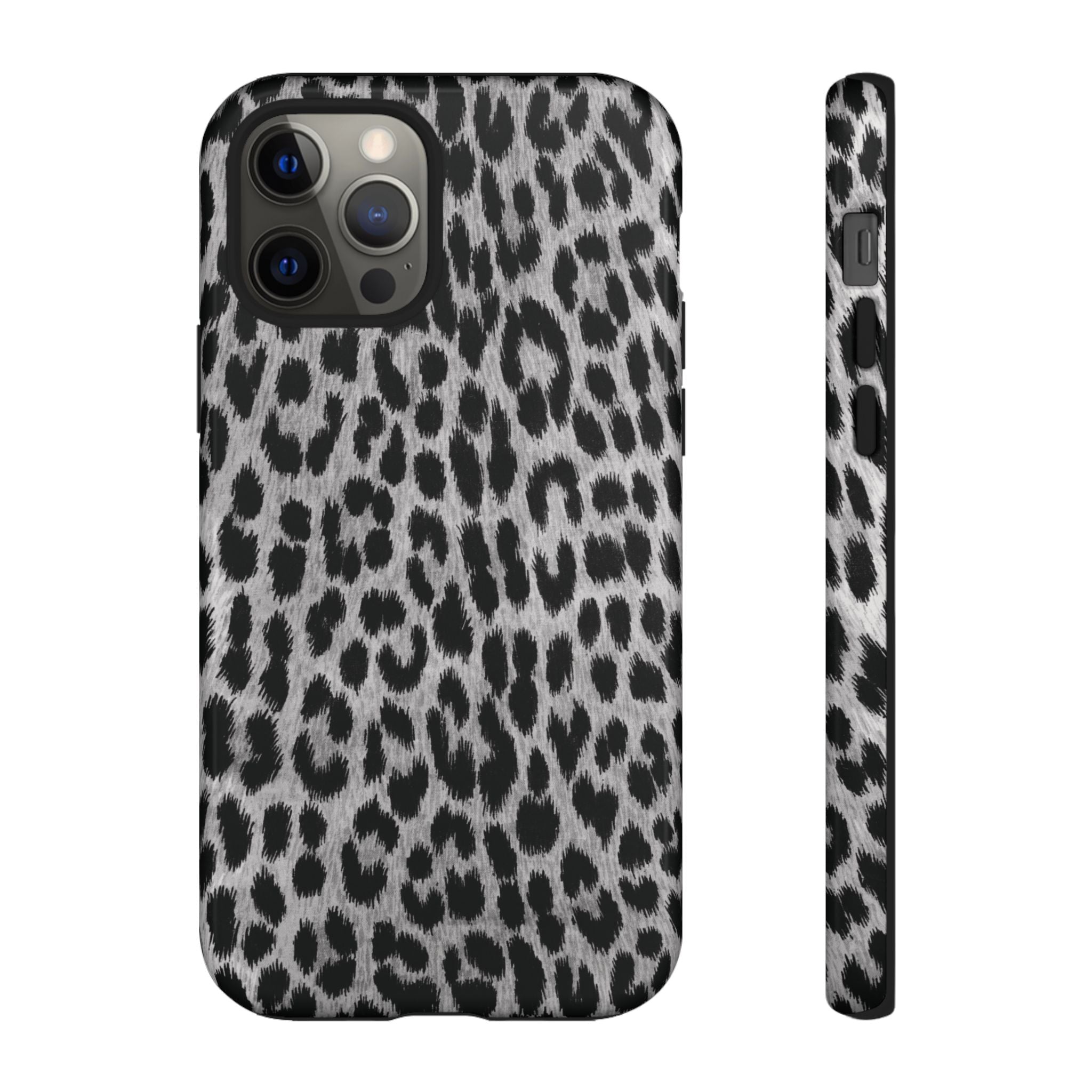 Funda para iPhone con estampado de leopardo gris | Trendsetter