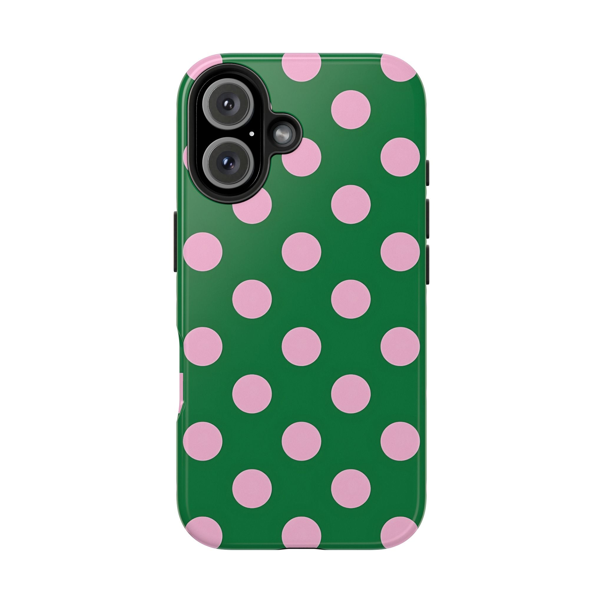Dots Green Polka Dot iPhone Case