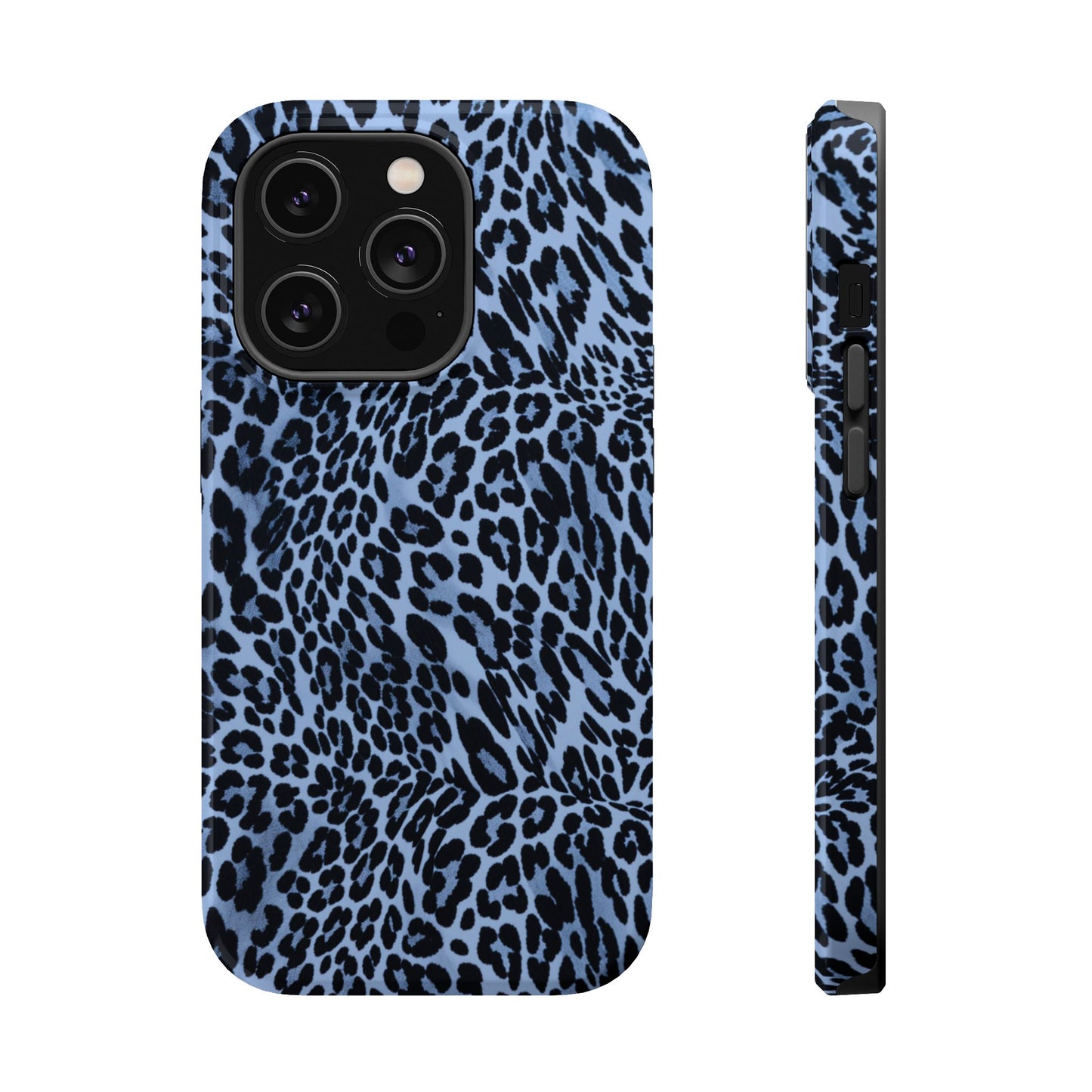 Into the Blue | Blue Leopard Print iPhone Case