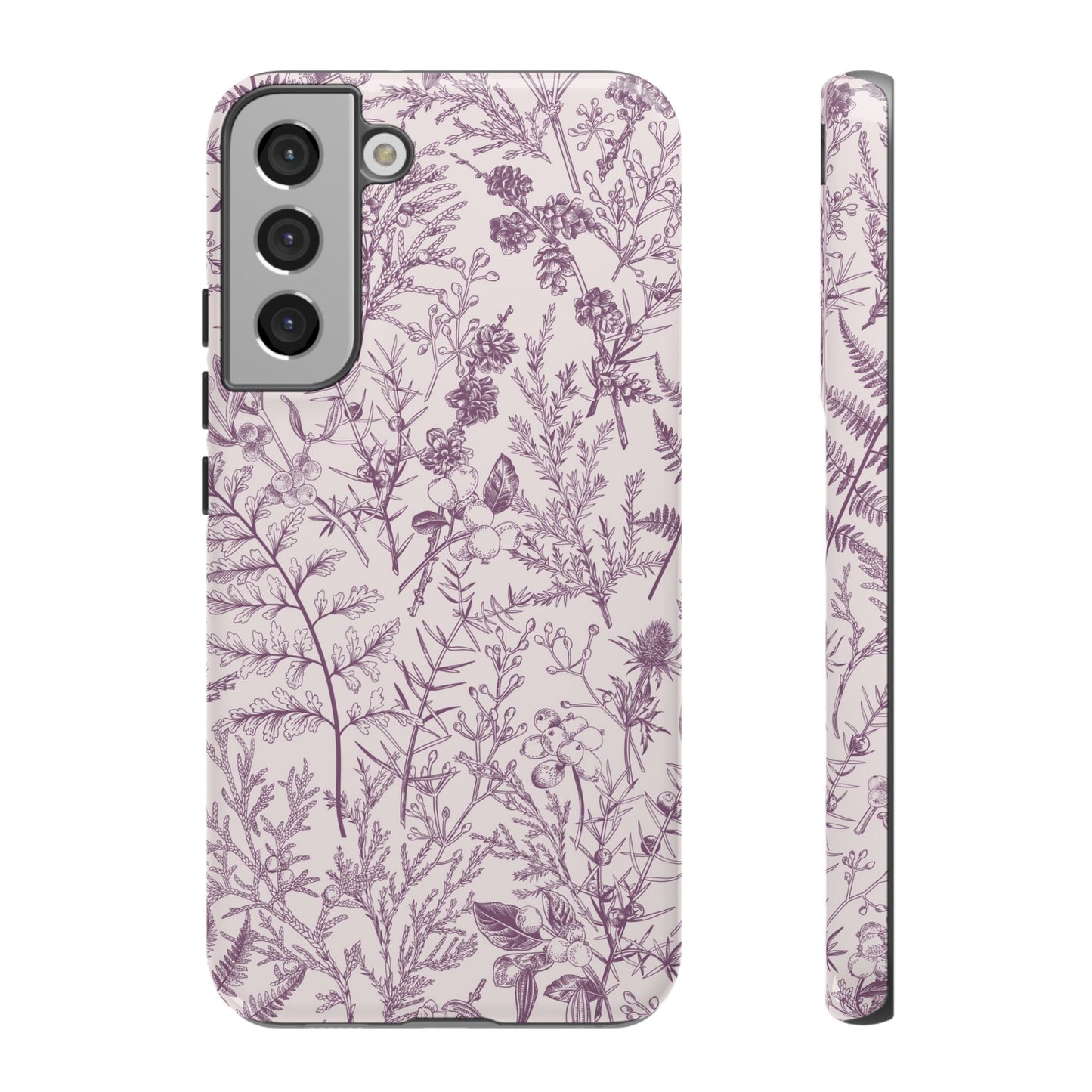 Plum Botanical Garden | Purple Floral Case