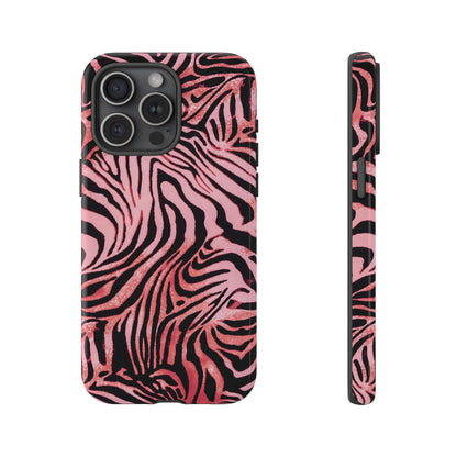 Rosy Zebra | Pink Animal Print Case