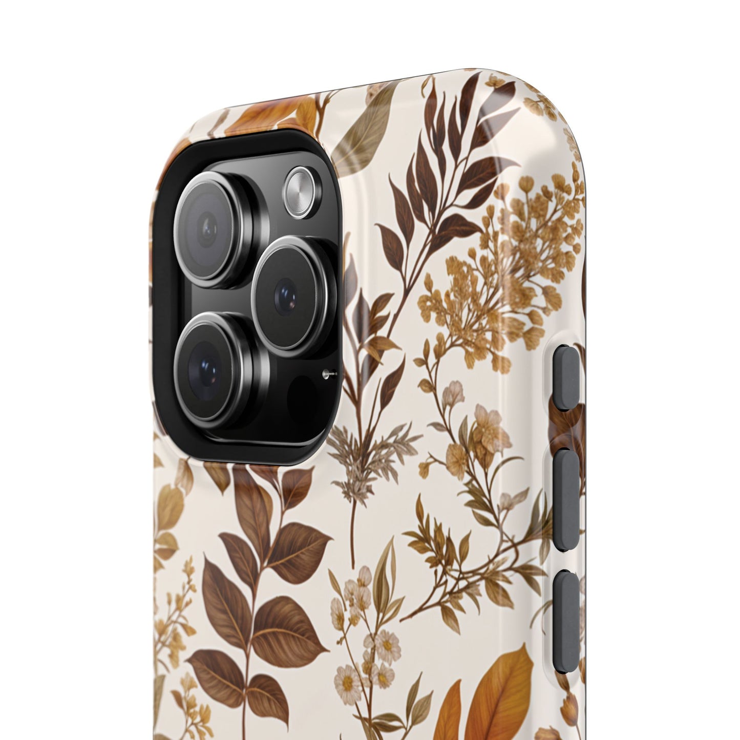 Autumn Botanical | Brown Floral MagSafe Case