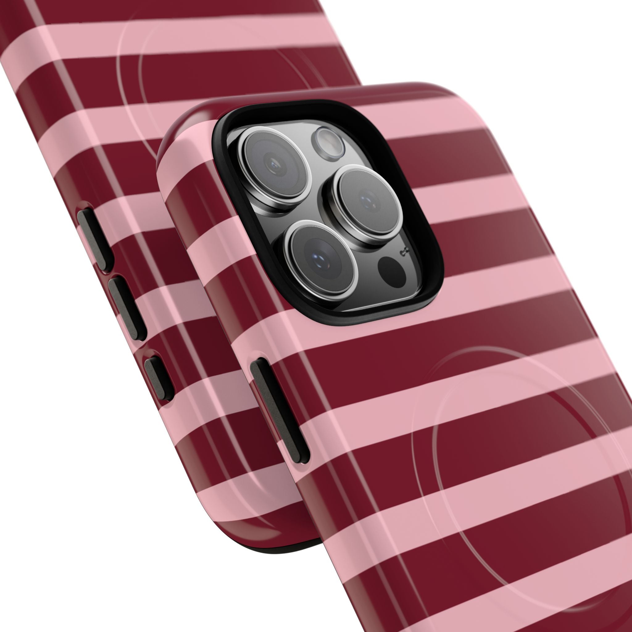 Very Berry Striped MagSafe Case