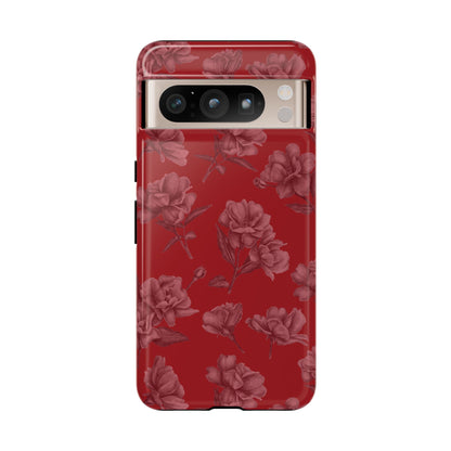 Roses Are Red | Red Floral Case