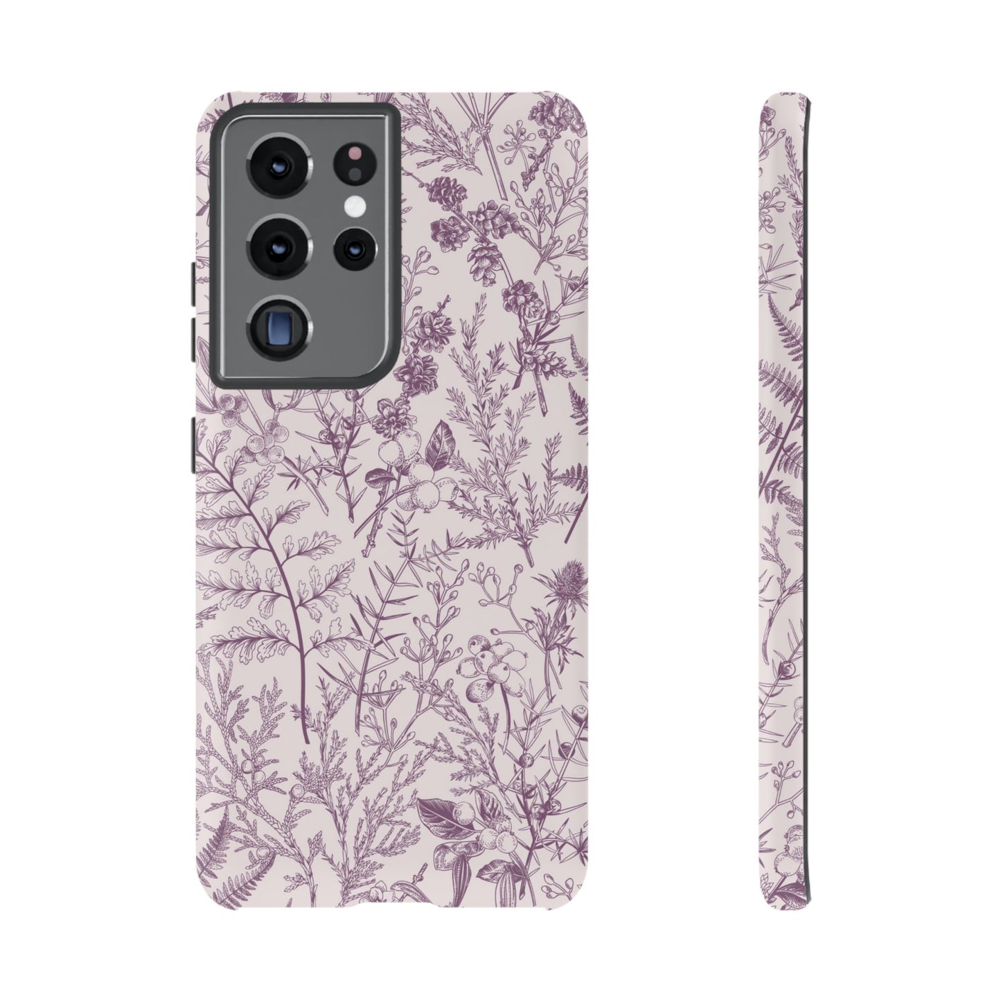 Plum Botanical Garden | Purple Floral Case